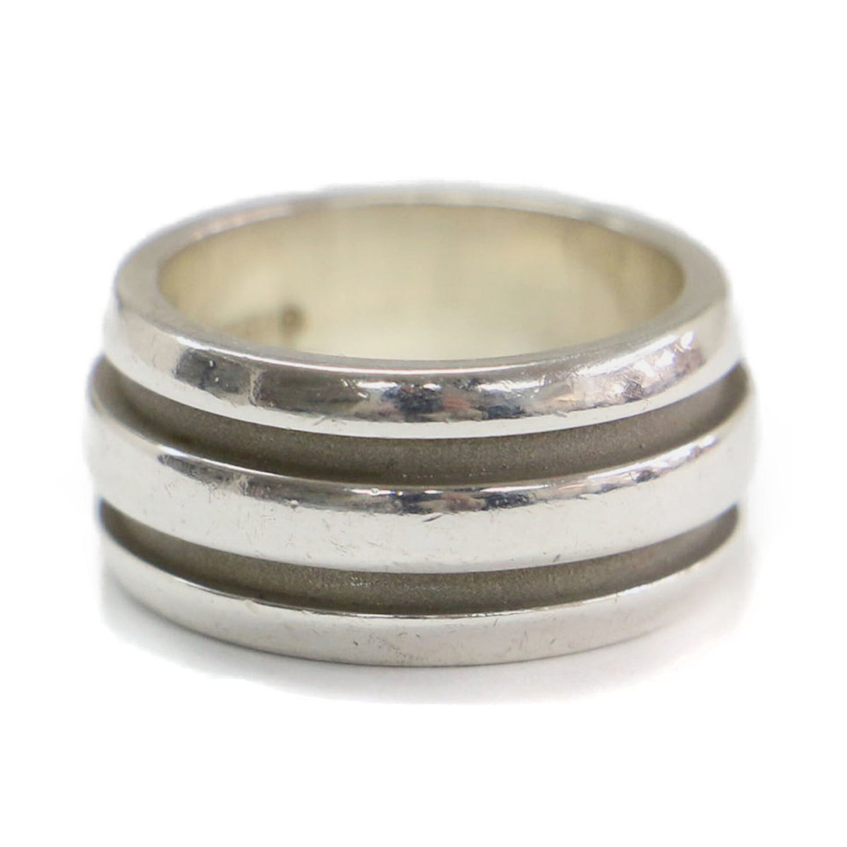Tiffany Silver Silver 925 Band Ring (Pre-Owned)