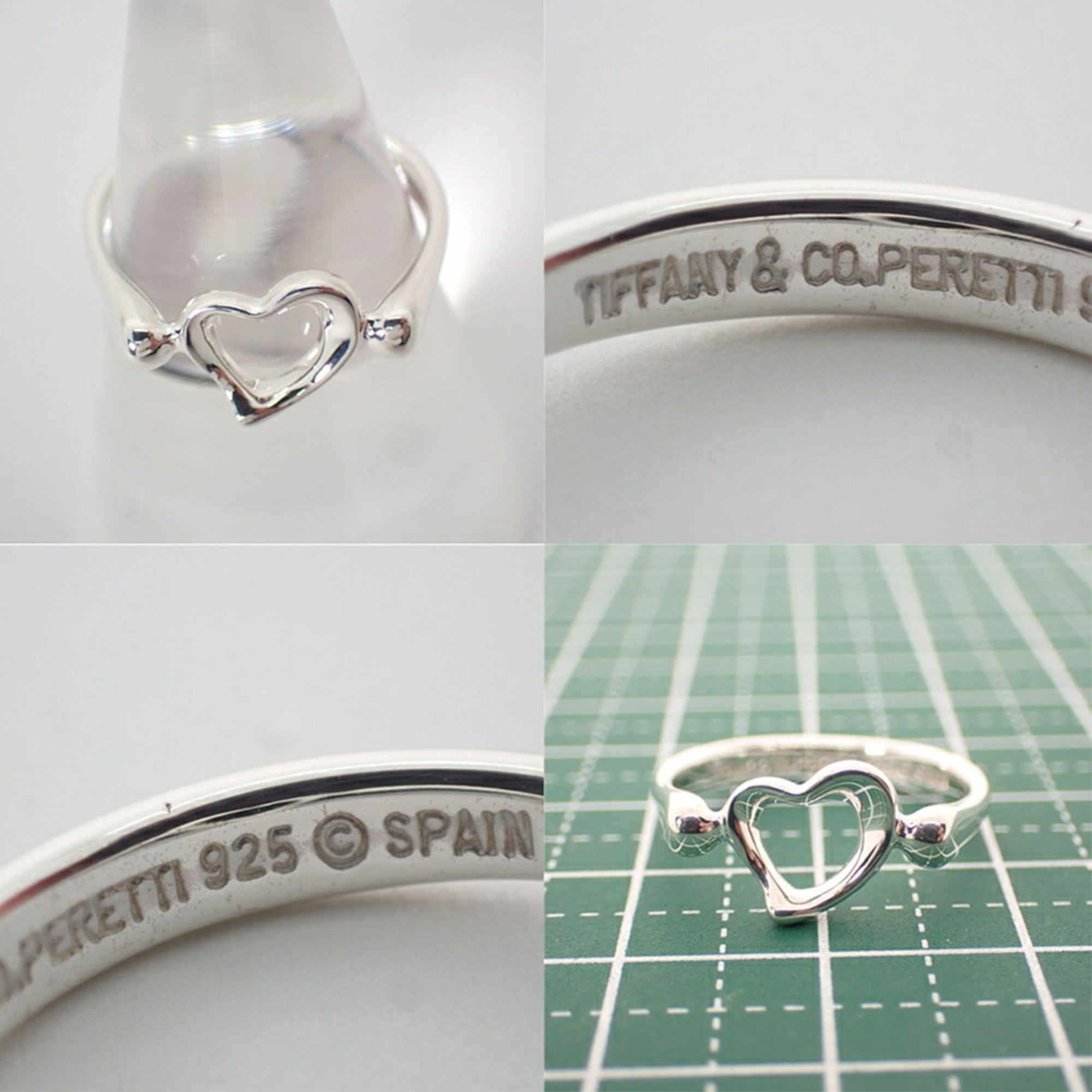 Tiffany Sterling Silver 925 Band Ring (Pre-Owned)