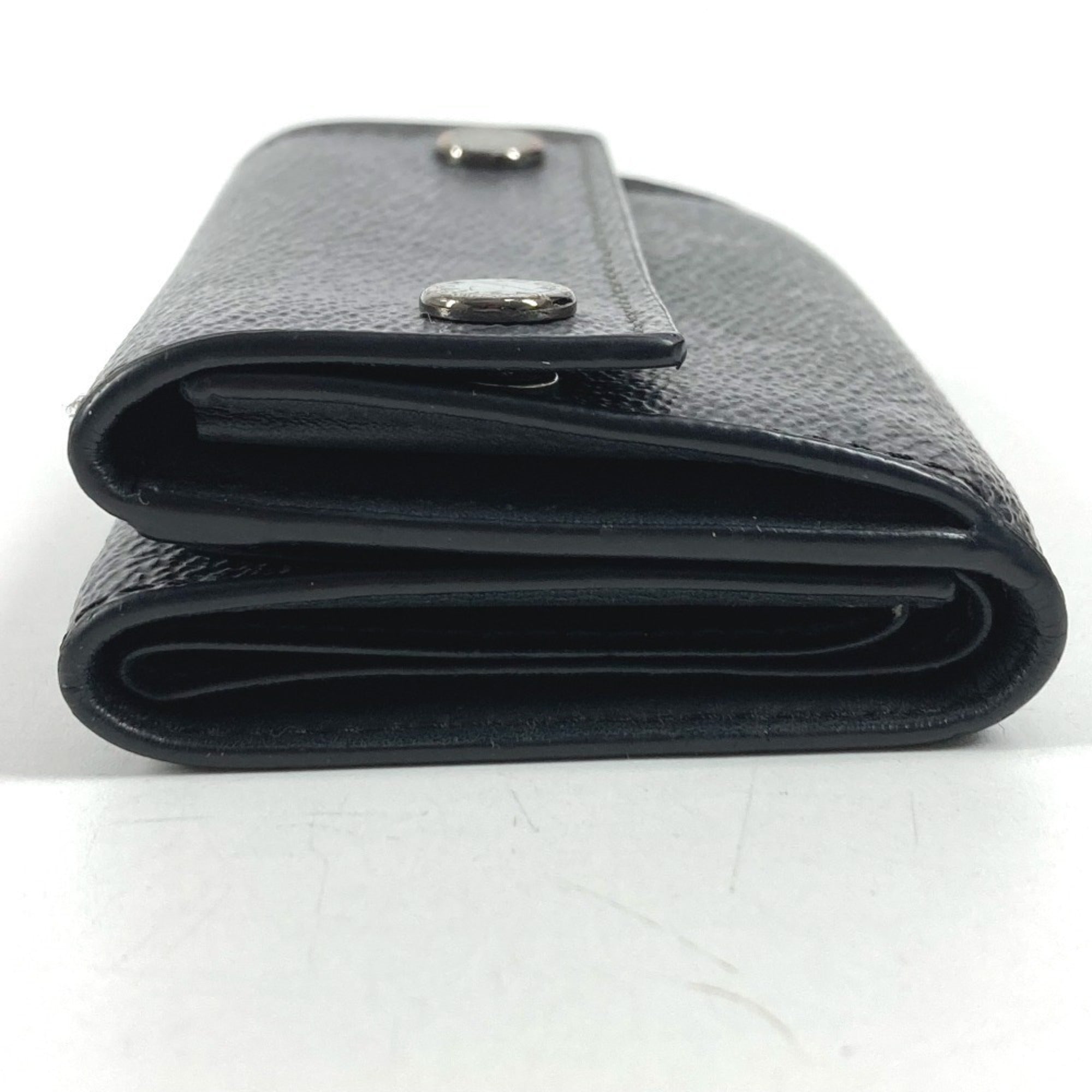 Louis Vuitton Black Gray Monogram Eclipse Canvas Wallet (Tri-Fold) (Pre-Owned)