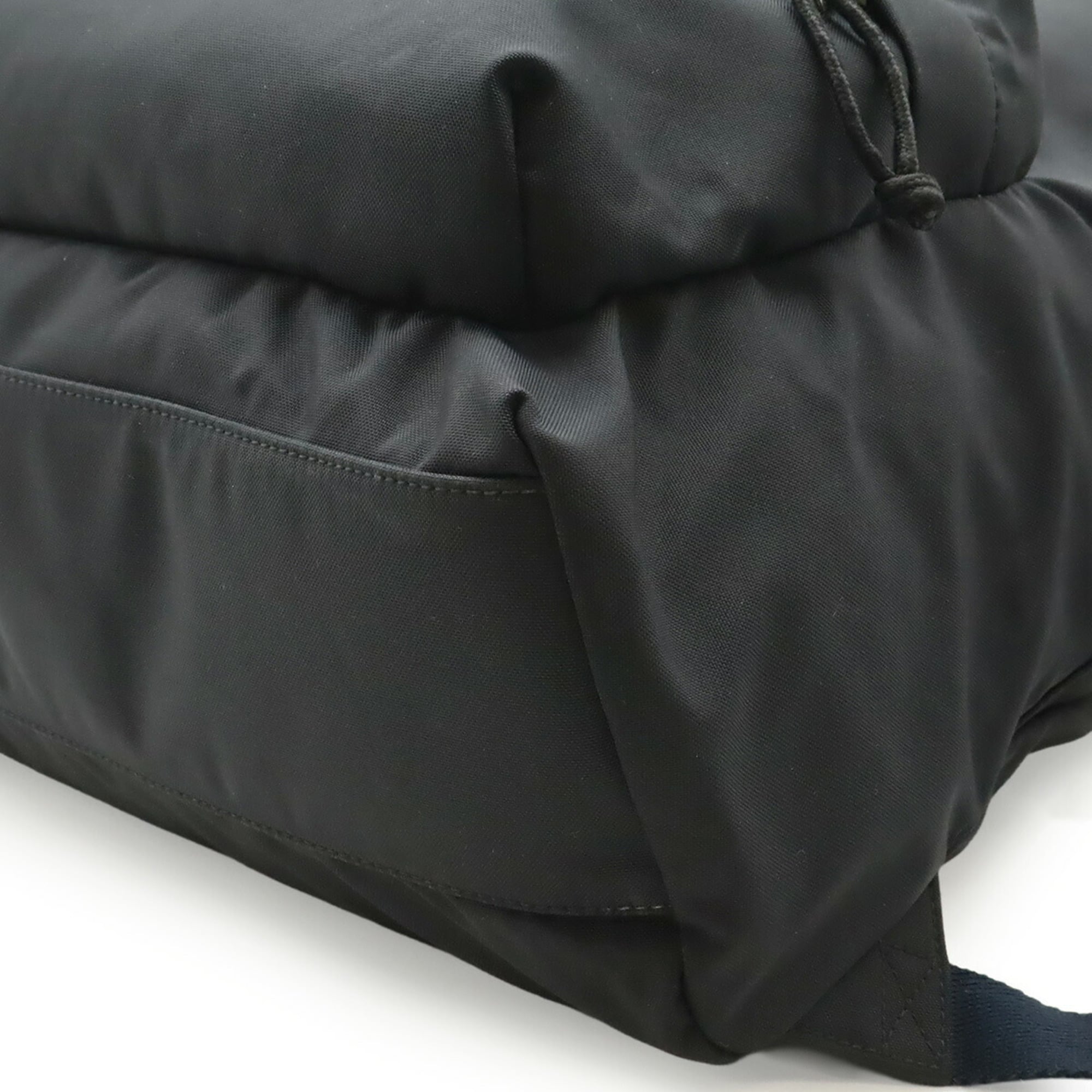 Balenciaga Black Navy White Nylon Canvas Backpack (Pre-Owned)