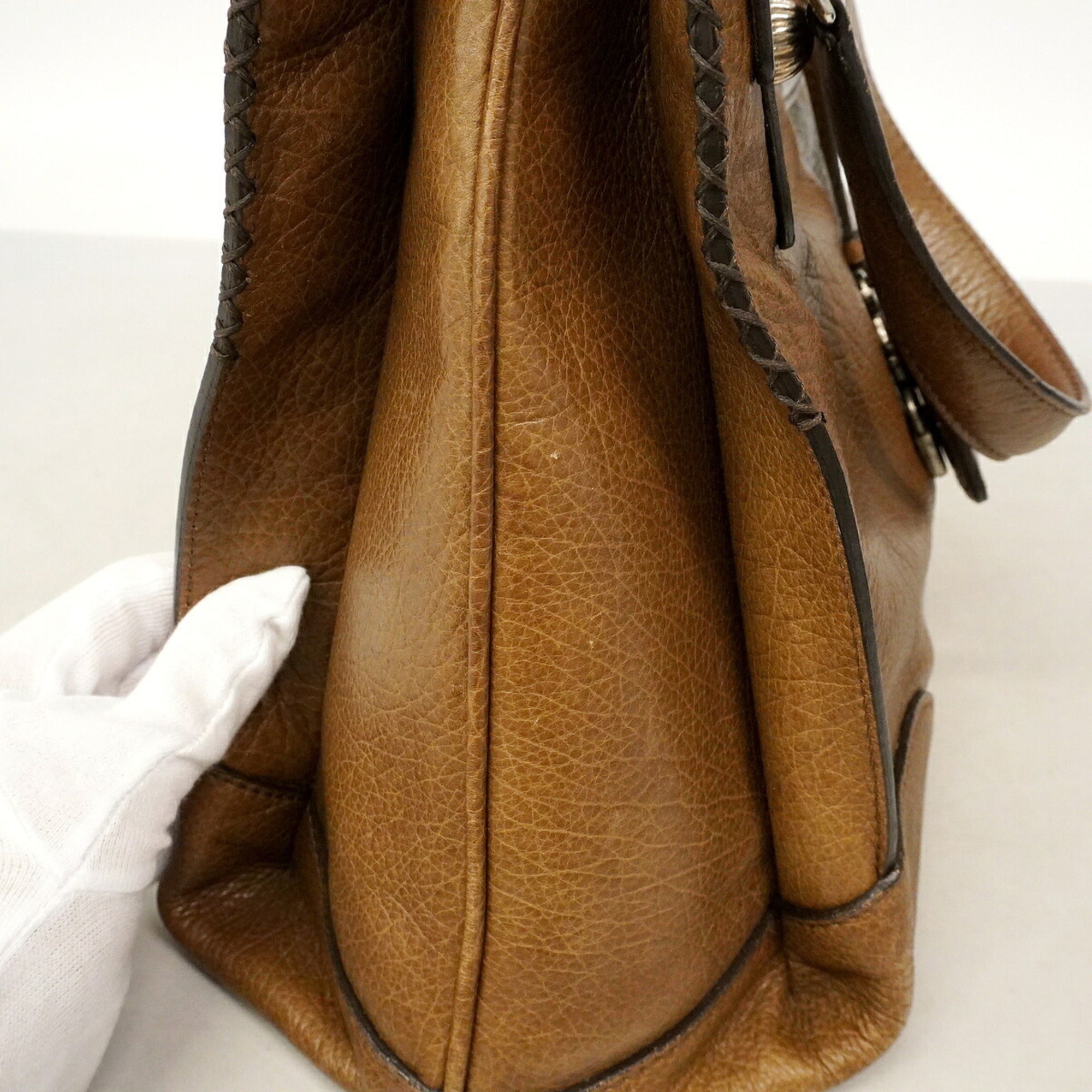 Celine Brown Leather Handbag (Pre-Owned)