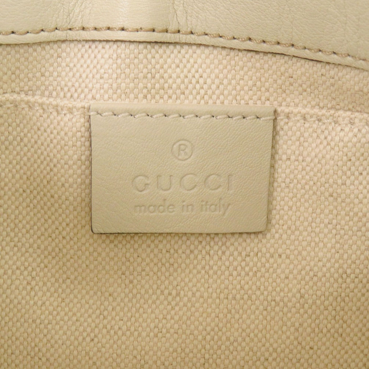 Gucci White Leather Shoulder Bag (Pre-Owned)