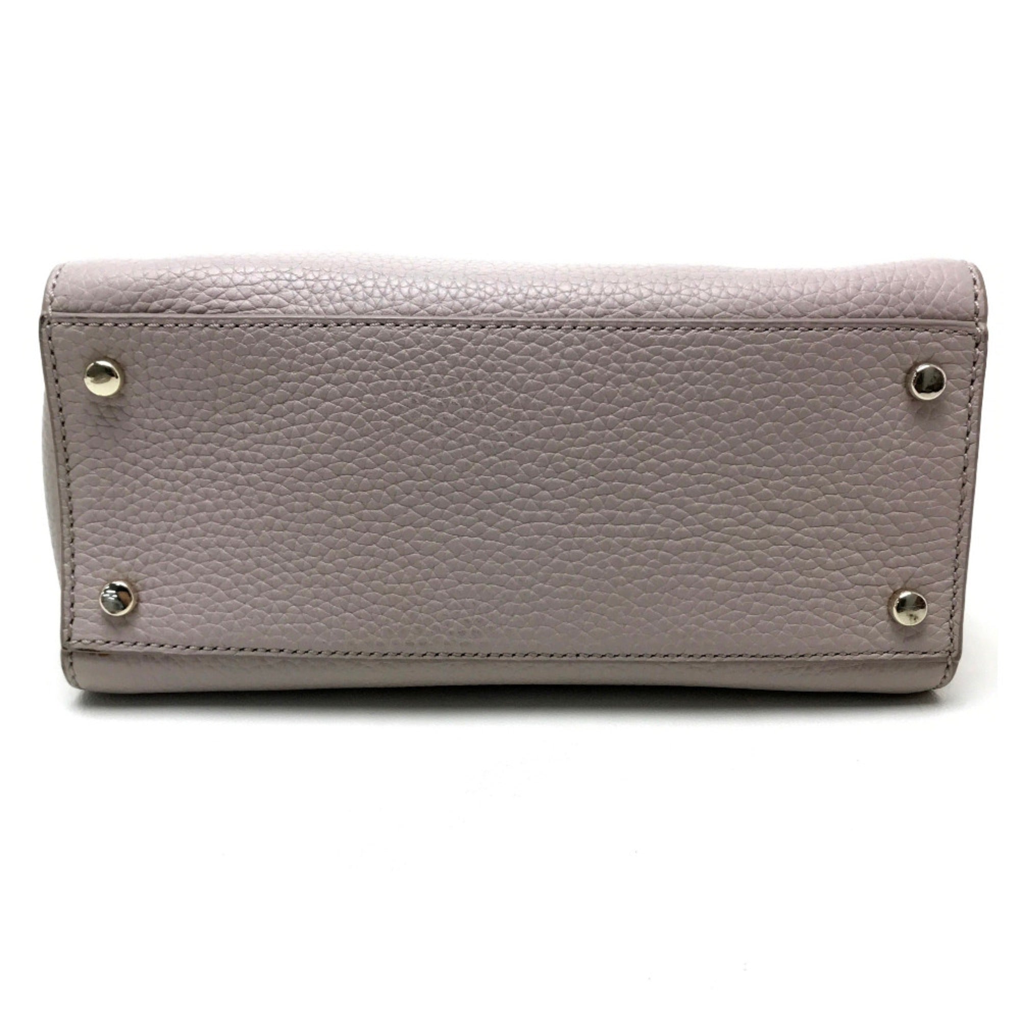 Kate Spade Gray Leather Handbag (Pre-Owned)