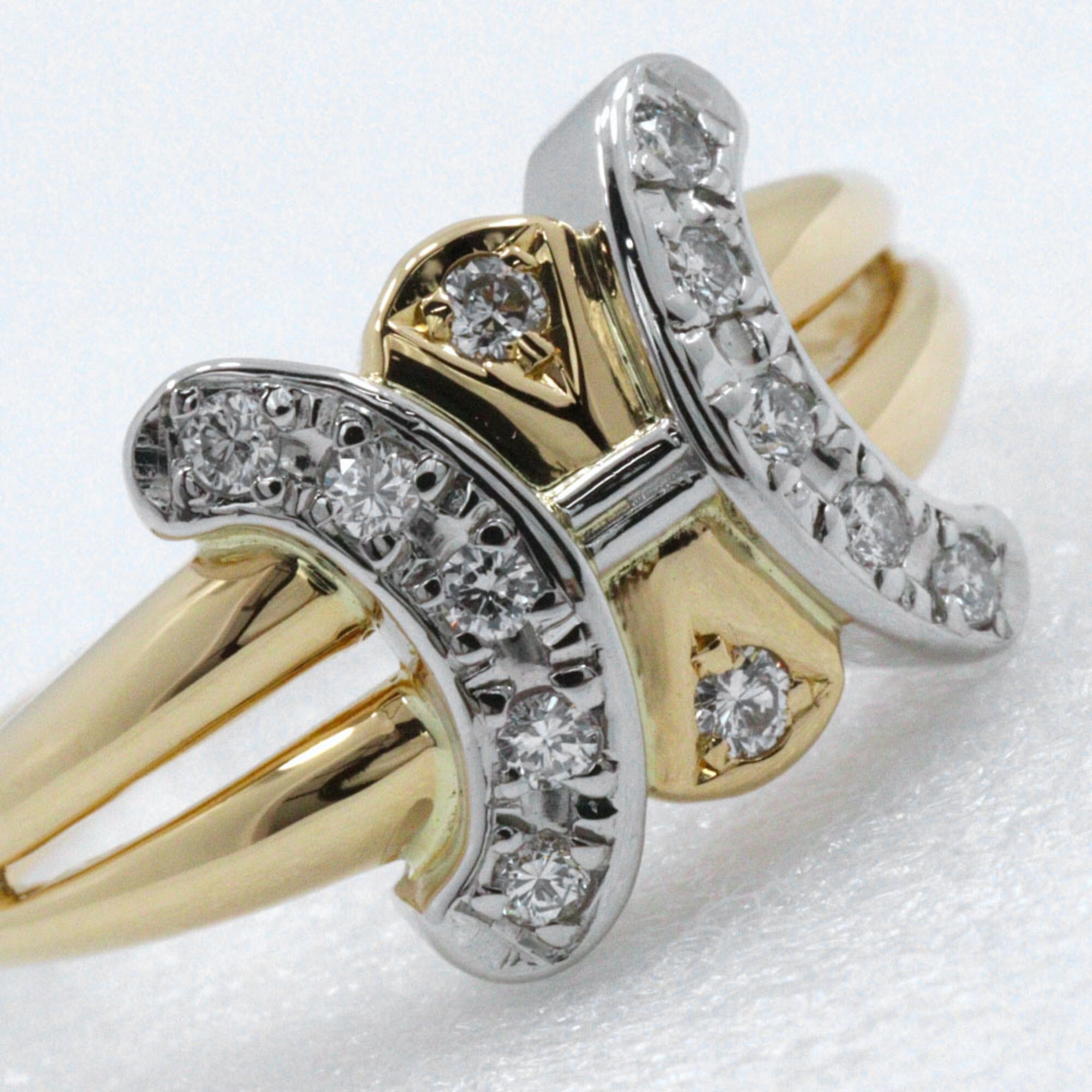 Celine Yellow Gold (18K) Platinum 900 Band Ring (Pre-Owned)