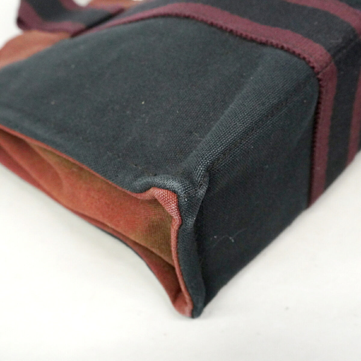 Hermes Black Canvas Tote Bag (Pre-Owned)