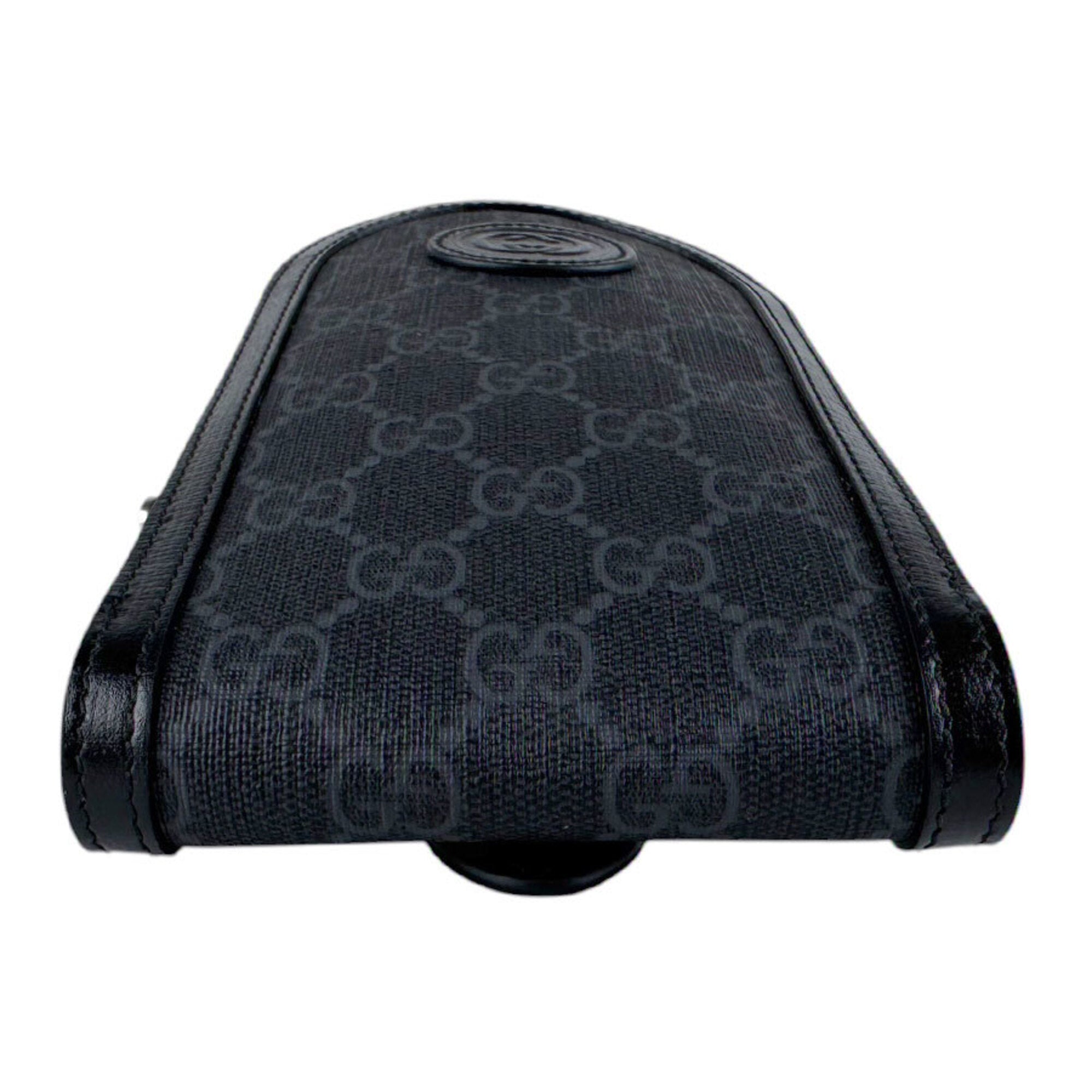 Gucci Black Gg Supreme Pouch Shoulder Bag (Pre-Owned)