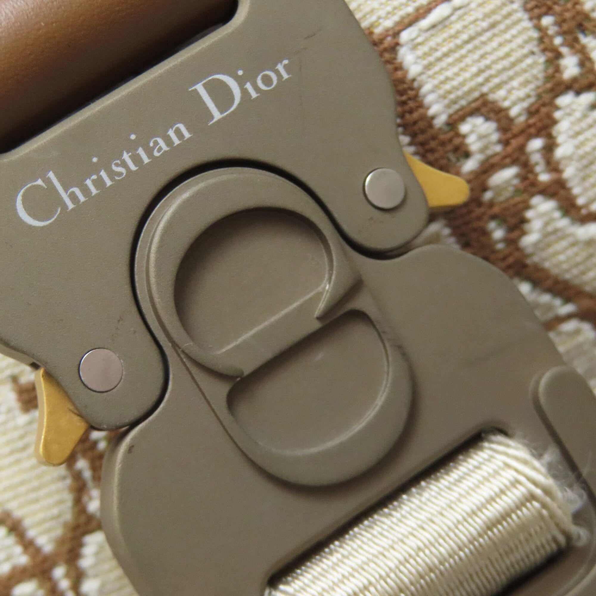 Christian Dior Brown Canvas Backpack (Pre-Owned)