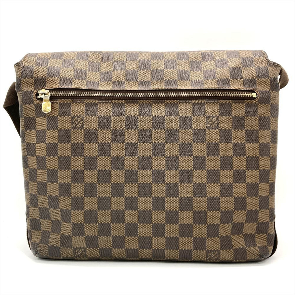Louis Vuitton Damier Brown Damier Canvas Ebene Damier Canvas Shoulder Bag (Pre-Owned)
