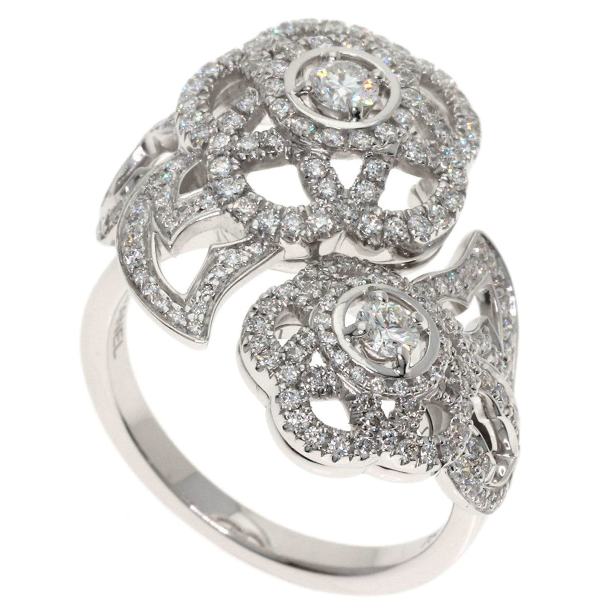 Chanel White Gold (18K) Band Ring (Pre-Owned)