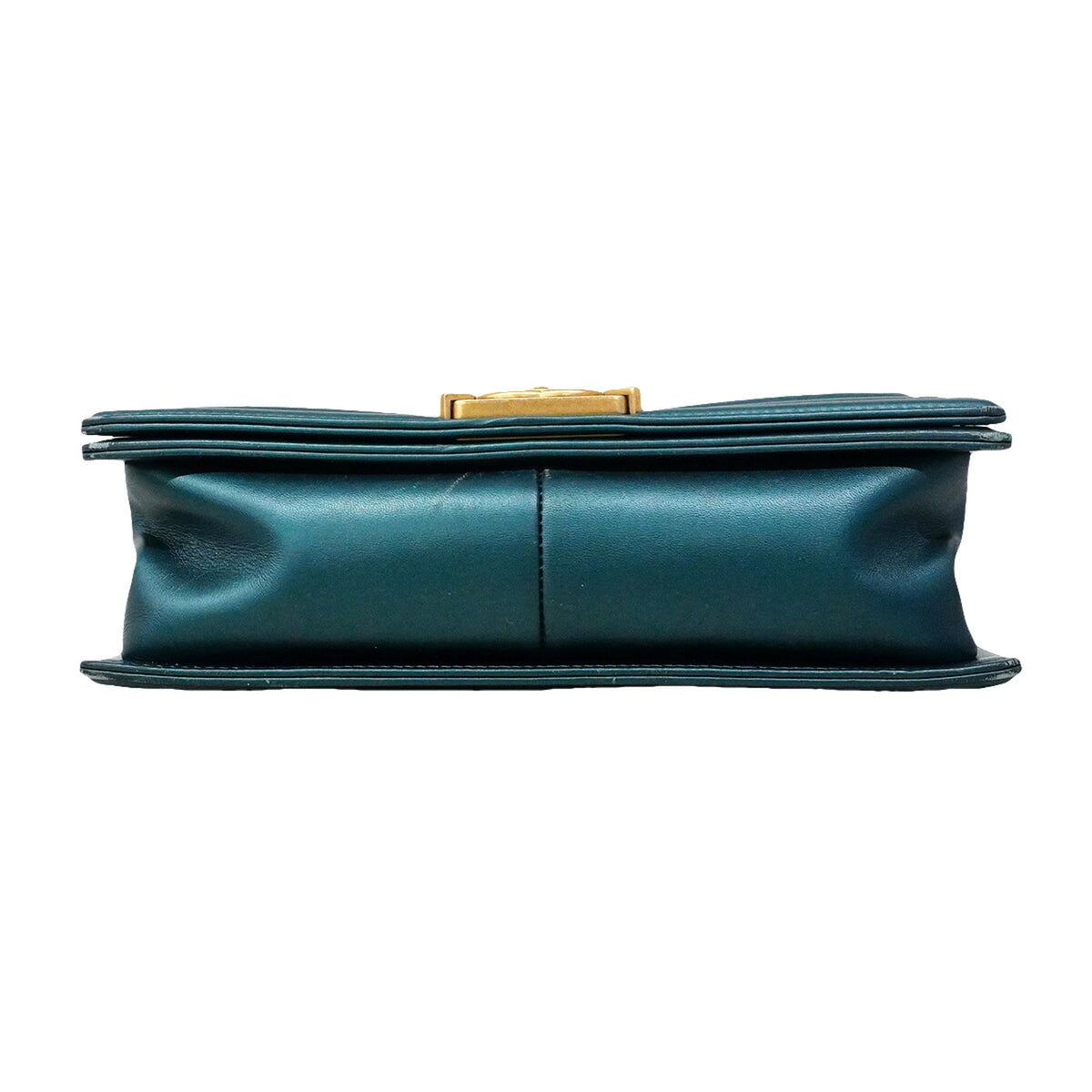 Chanel Blue Leather Shoulder Bag (Pre-Owned)