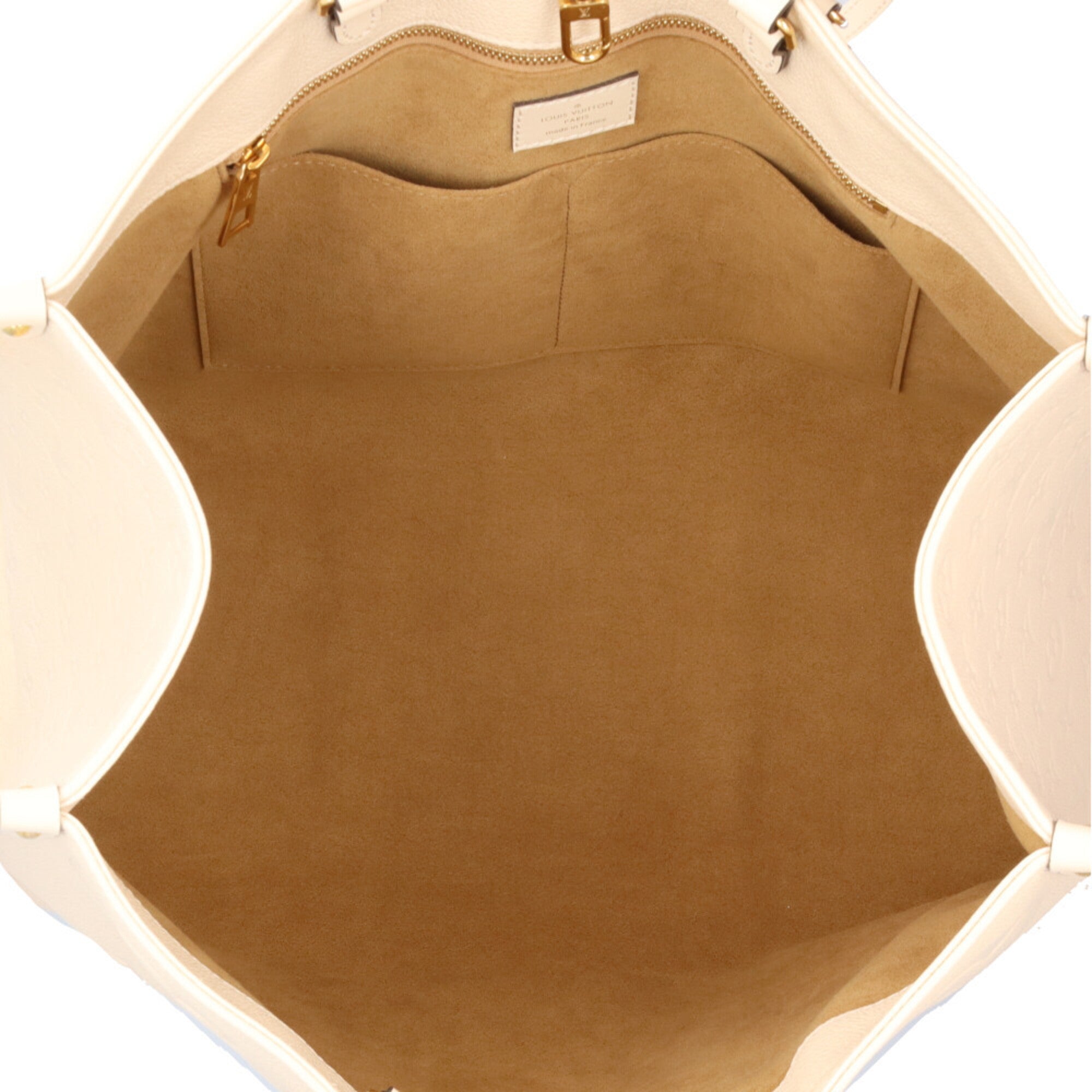 Louis Vuitton Beige Off-White Monogram Empreinte Shoulder Bag (Pre-Owned)