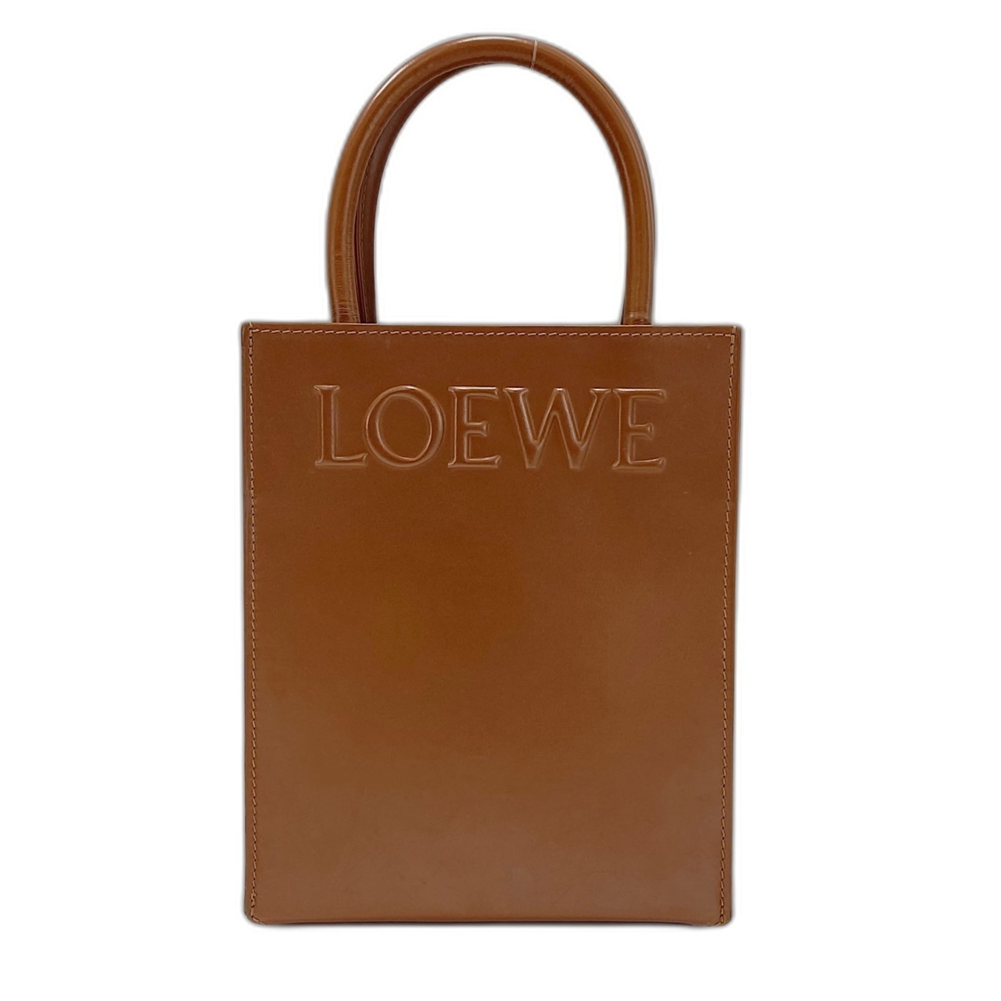 Loewe Brown Leather Handbag (Pre-Owned)