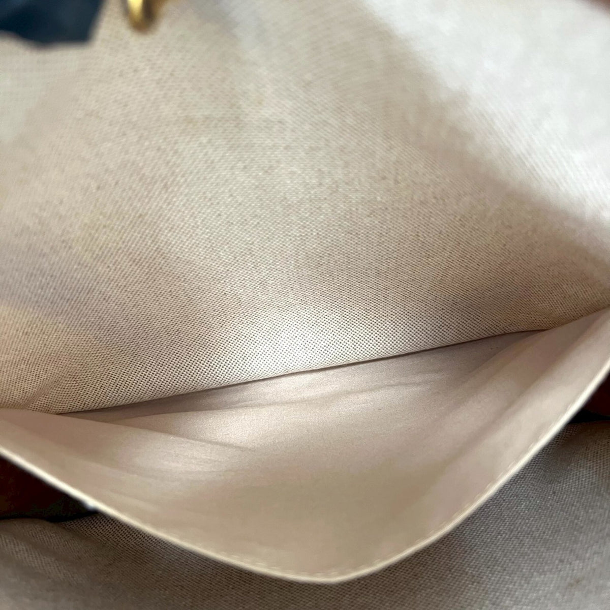 Hermes Beige Brown Toile H Buffalo Leather Shoulder Bag (Pre-Owned)