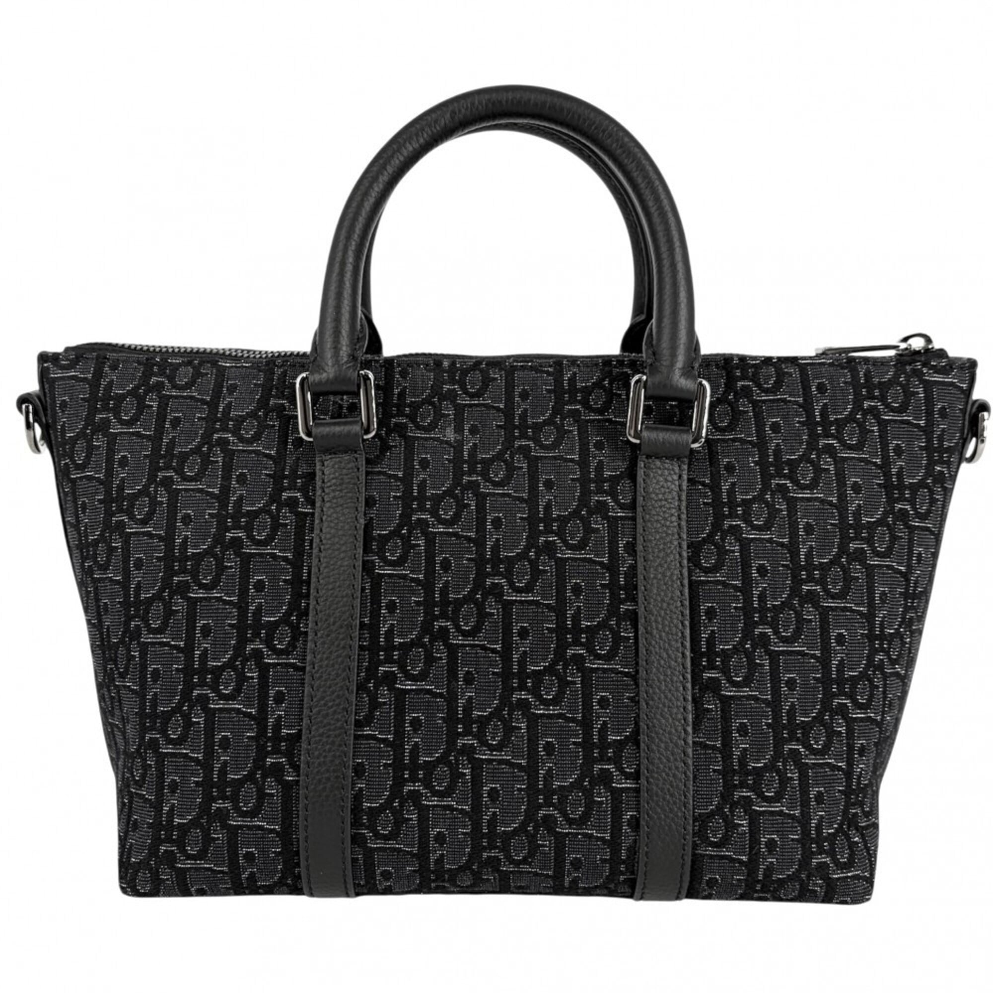 Christian Dior Black Canvas Shoulder Bag (Pre-Owned)