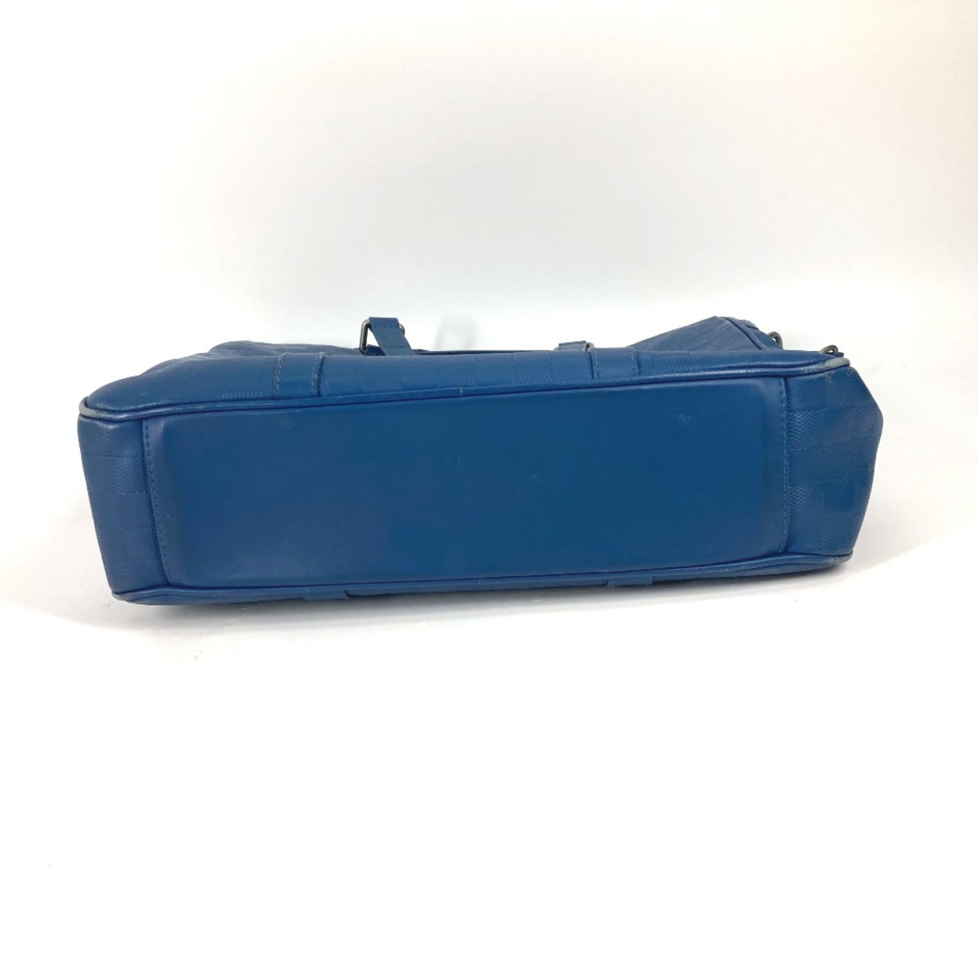 Louis Vuitton Blue Galle Damier Infini Shoulder Bag Tote Bag (Pre-Owned)
