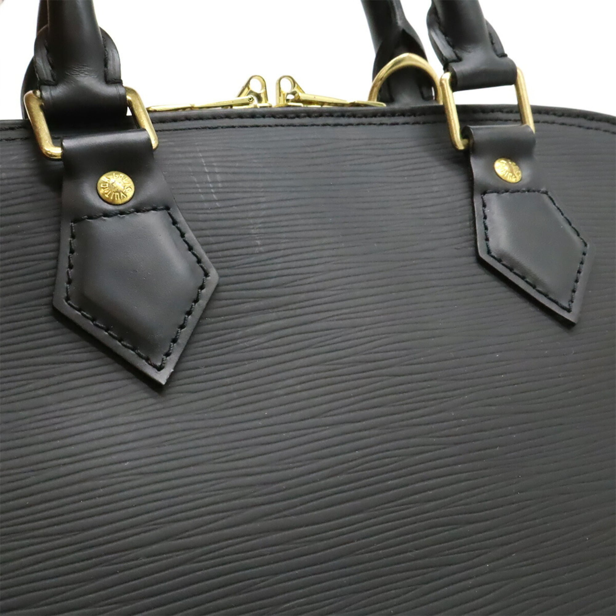 Louis Vuitton Noir Epi Leather Handbag (Pre-Owned)