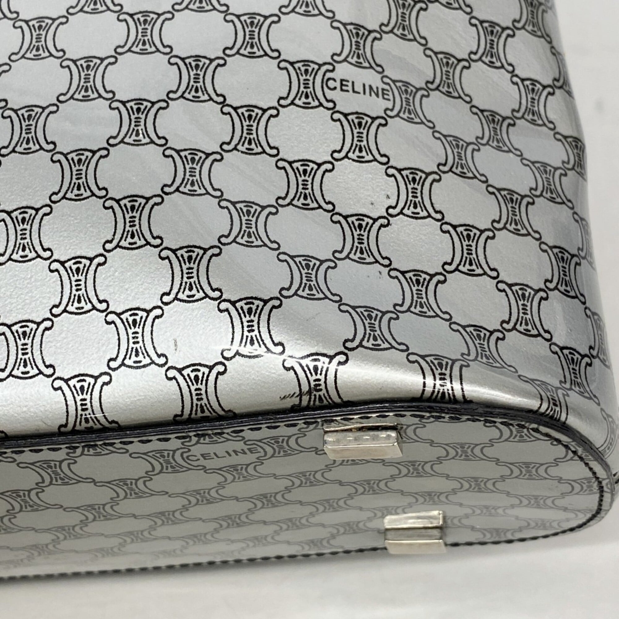 Celine Black Silver Shoulder Bag (Pre-Owned)