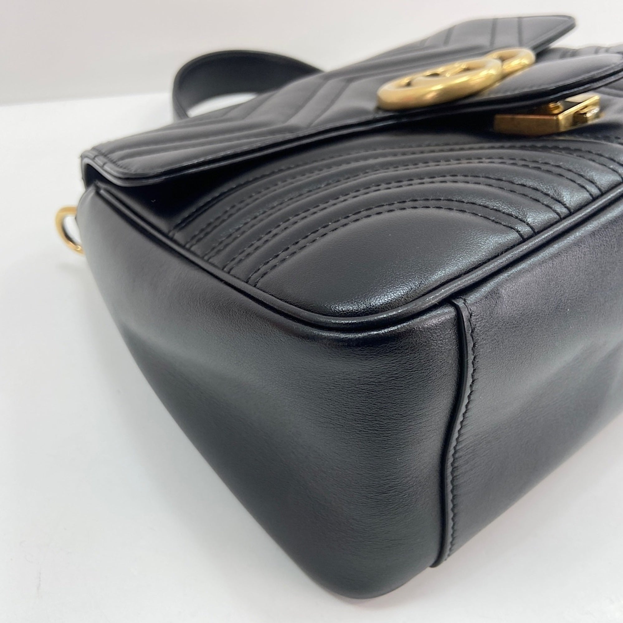 Gucci Black Handbag Shoulder Bag (Pre-Owned)