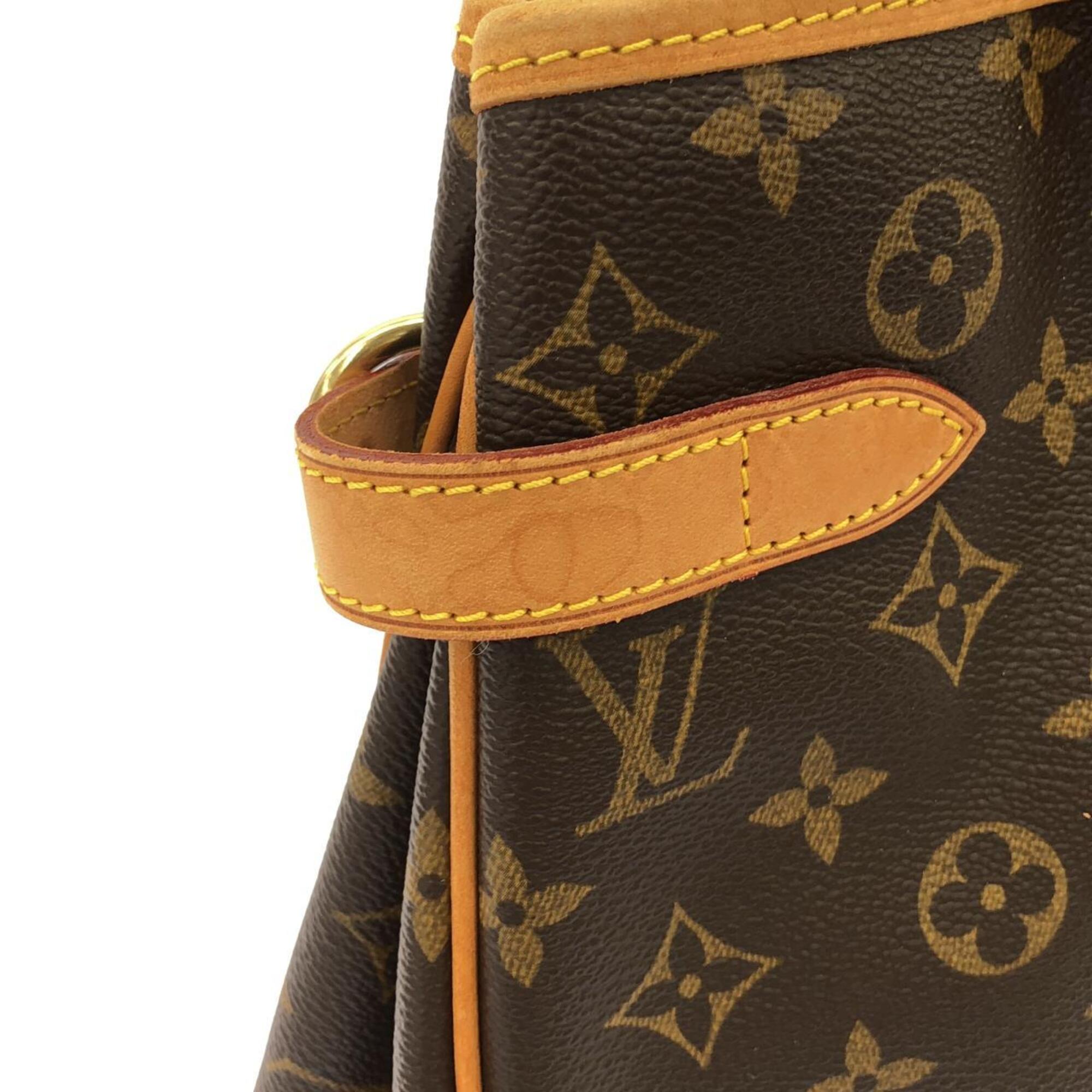 Louis Vuitton Brown Coated Canvas Handbag (Pre-Owned)