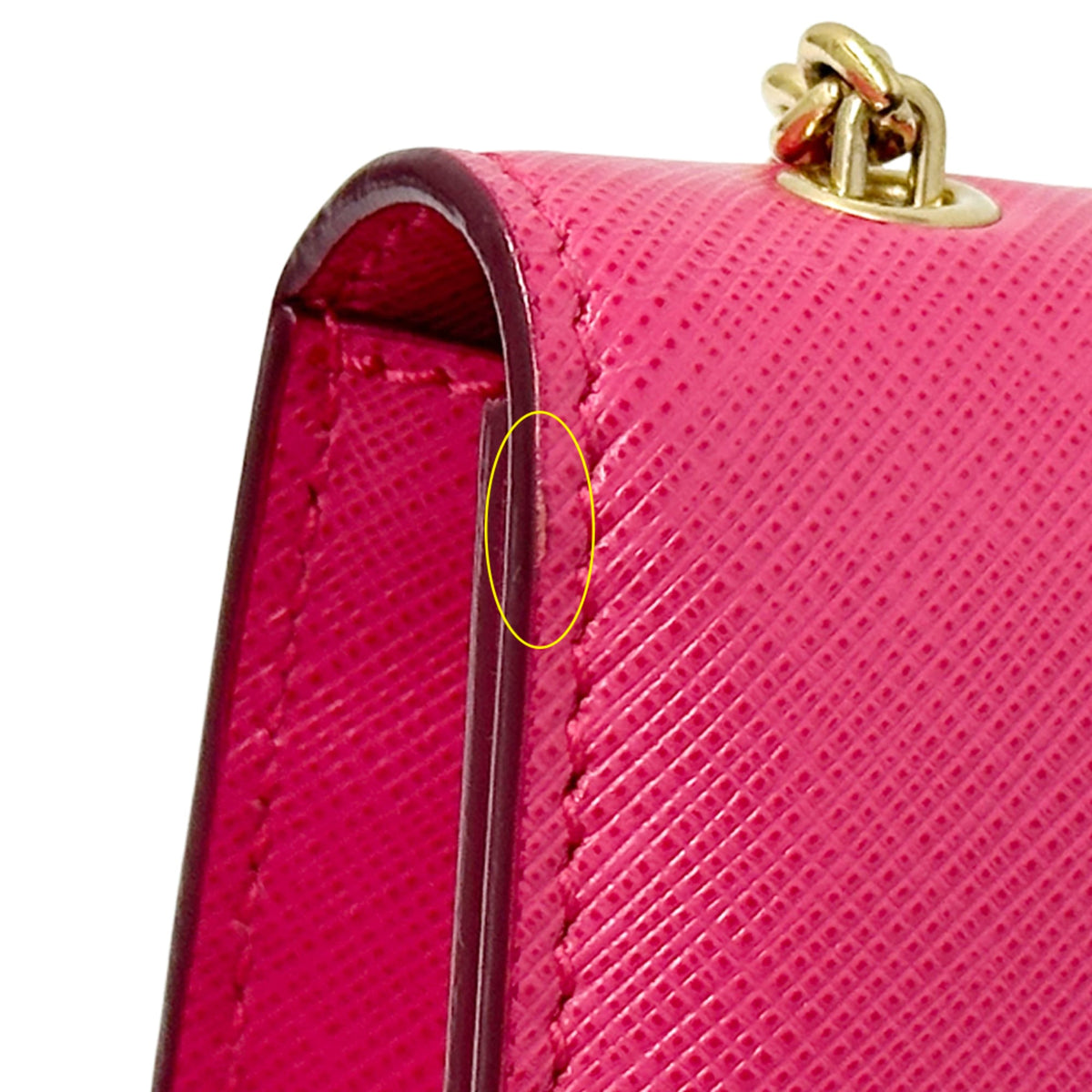 Salvatore Ferragamo Pink Leather Pochette Shoulder Bag (Pre-Owned)