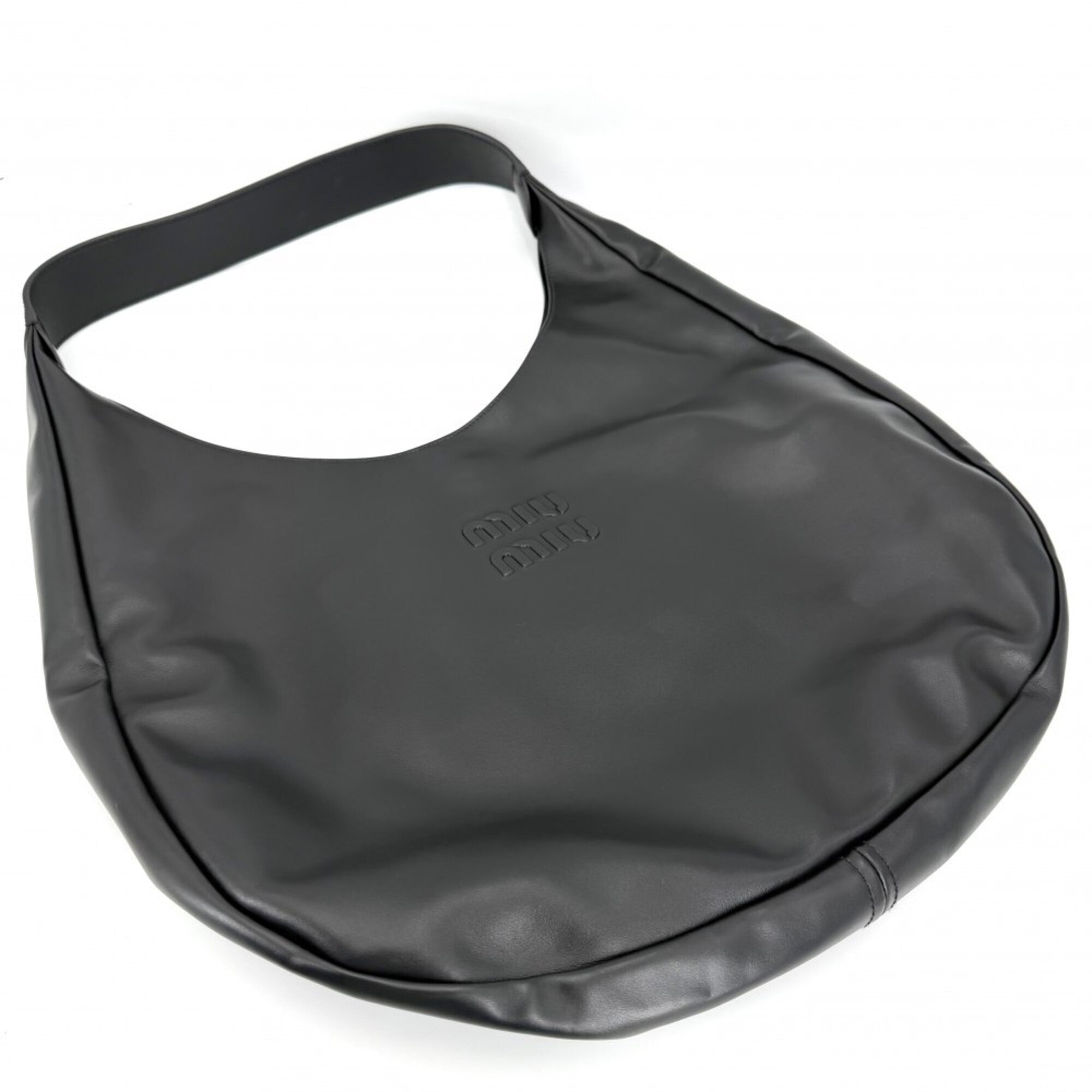 Miu Miu Black Leather Tote Bag (Pre-Owned)