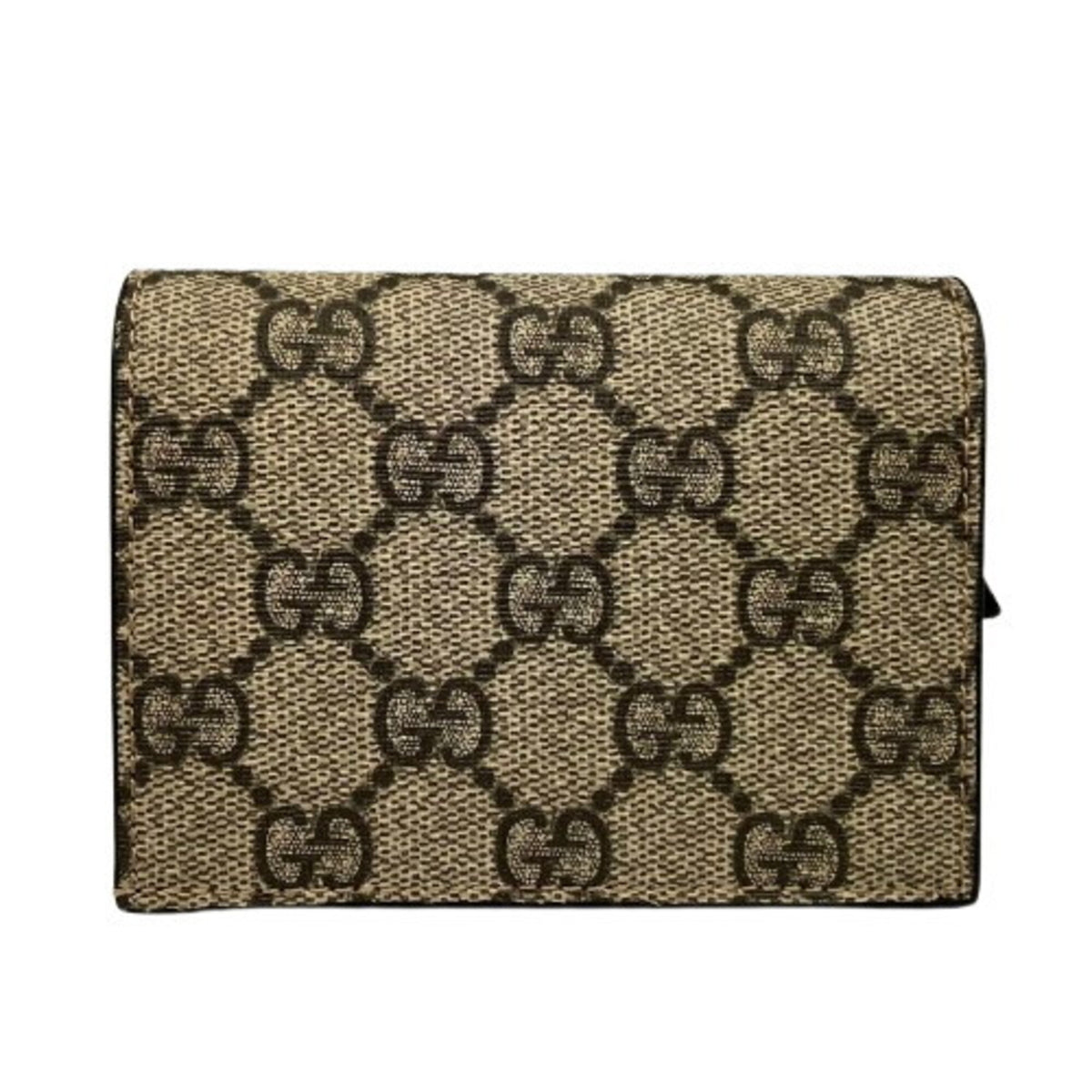 Gucci Brown Pvc Wallet (Bi-Fold) (Pre-Owned)