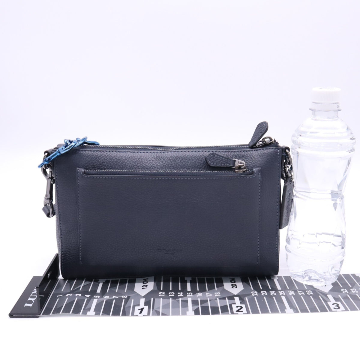 Coach Navy Black Pouch Shoulder Bag (Pre-Owned)