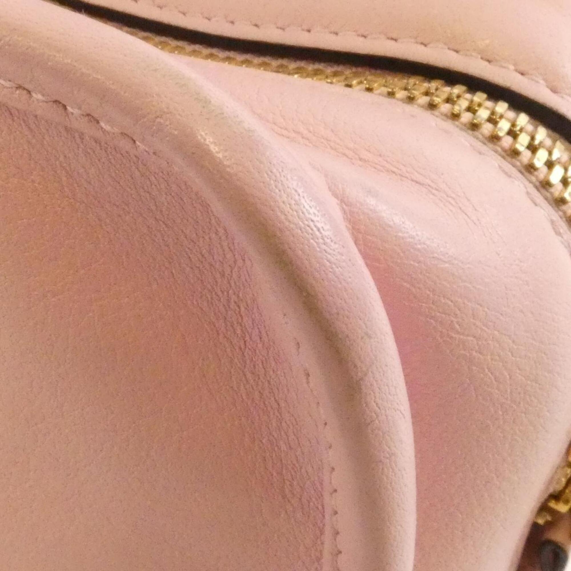 Loewe Pink Leather Handbag (Pre-Owned)