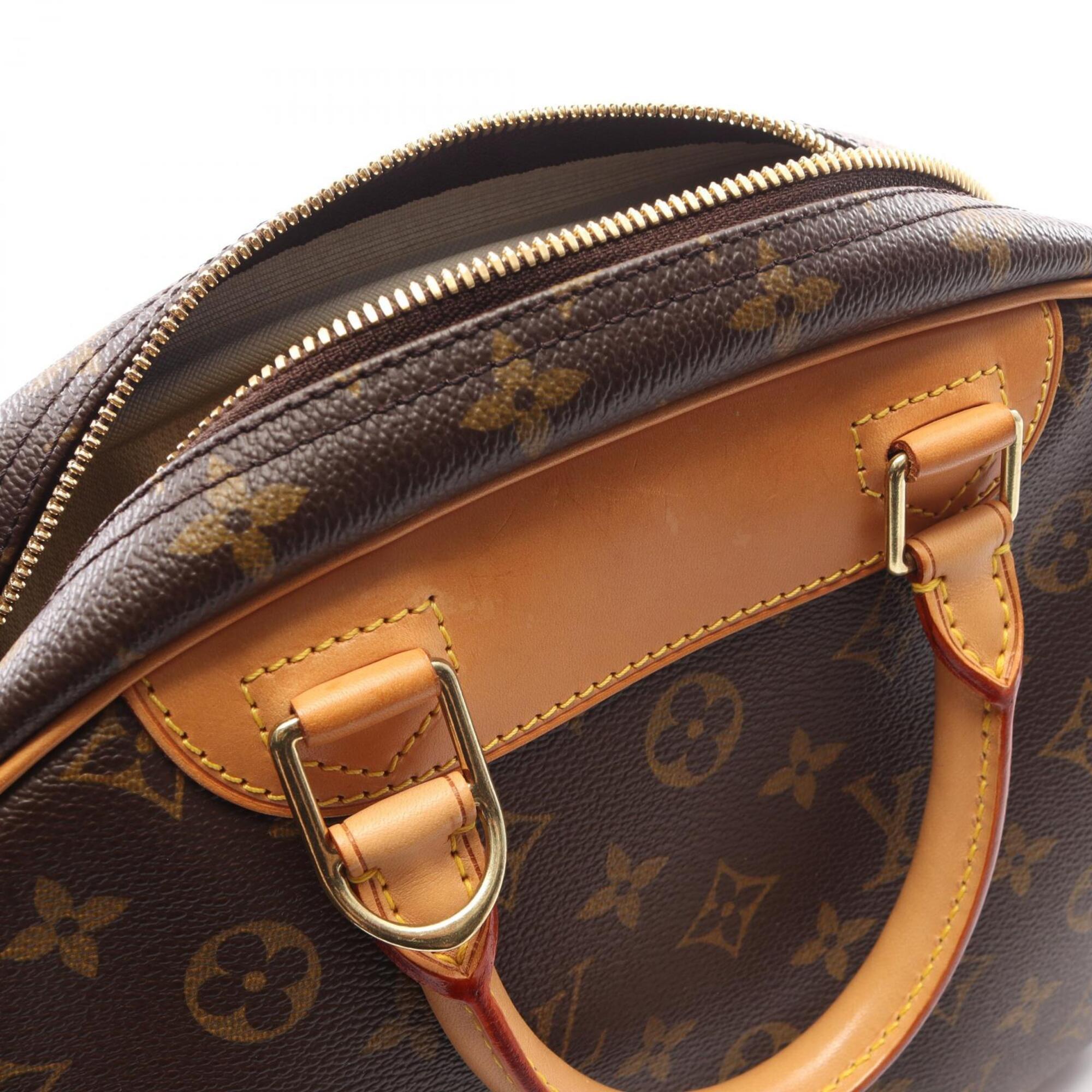 Louis Vuitton Brown Pvc Leather Handbag (Pre-Owned)