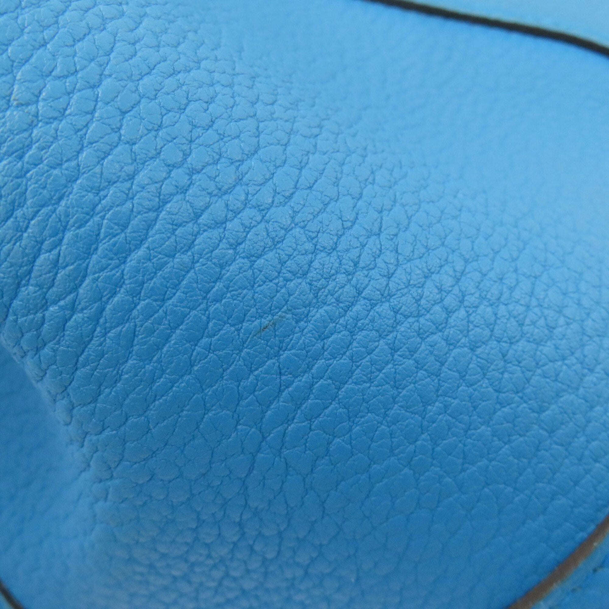 Hermes Blue Negonda Leather Handbag (Pre-Owned)