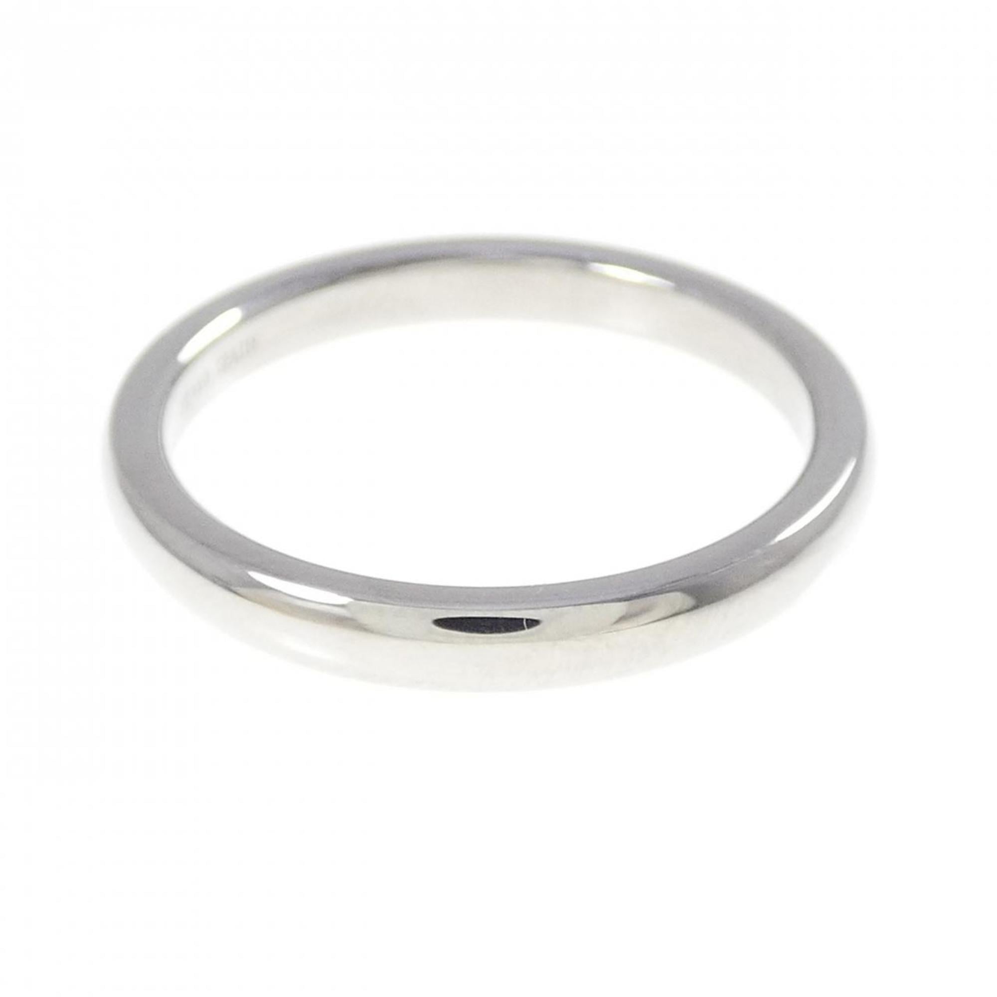 Tiffany Platinum Platinum 950 Band Ring (Pre-Owned)