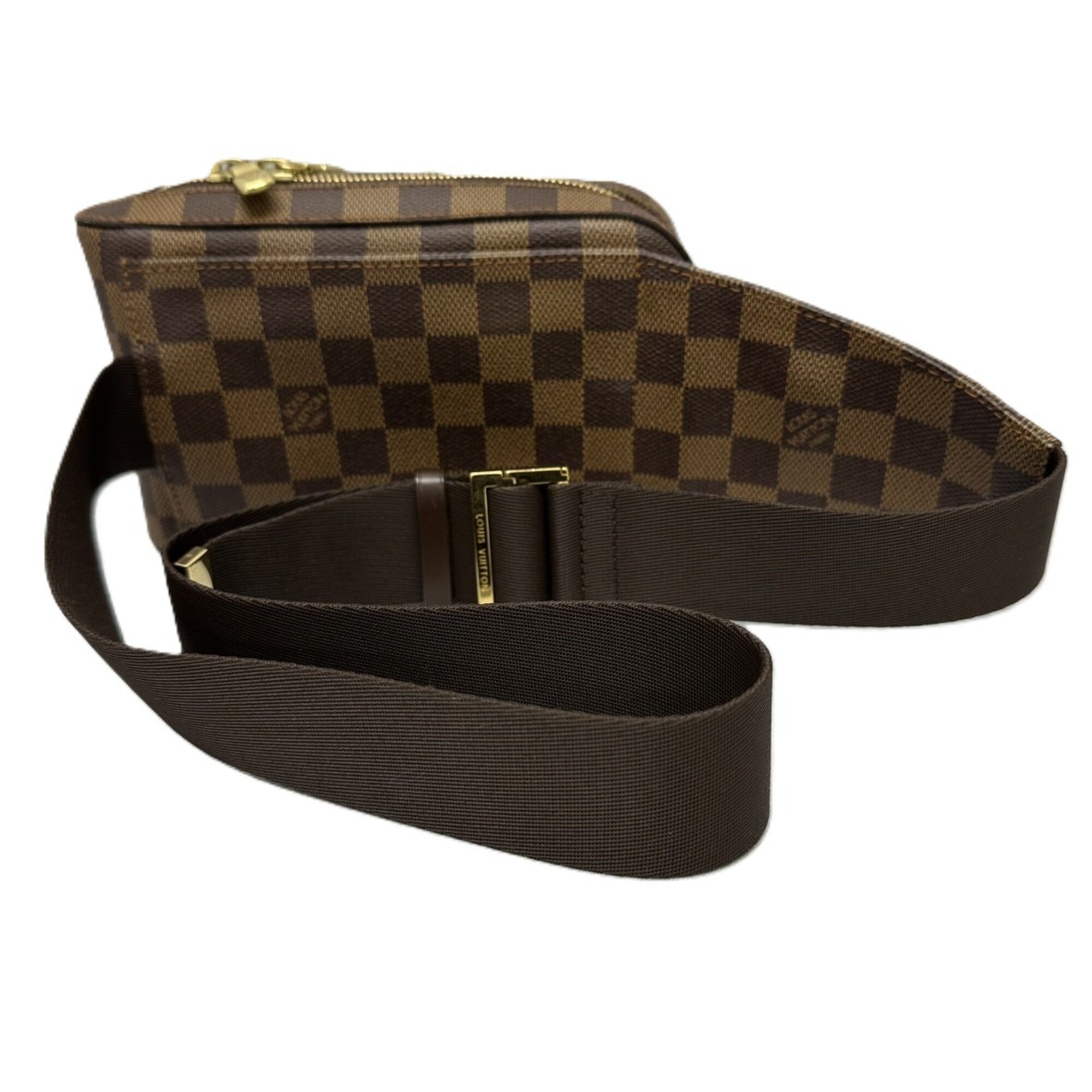 Louis Vuitton Damier Brown Damier Canvas Shoulder Bag Sling Bag (Pre-Owned)