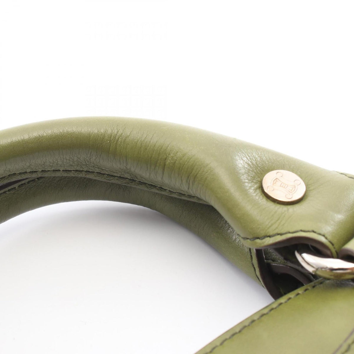 Celine Green Leather Handbag (Pre-Owned)