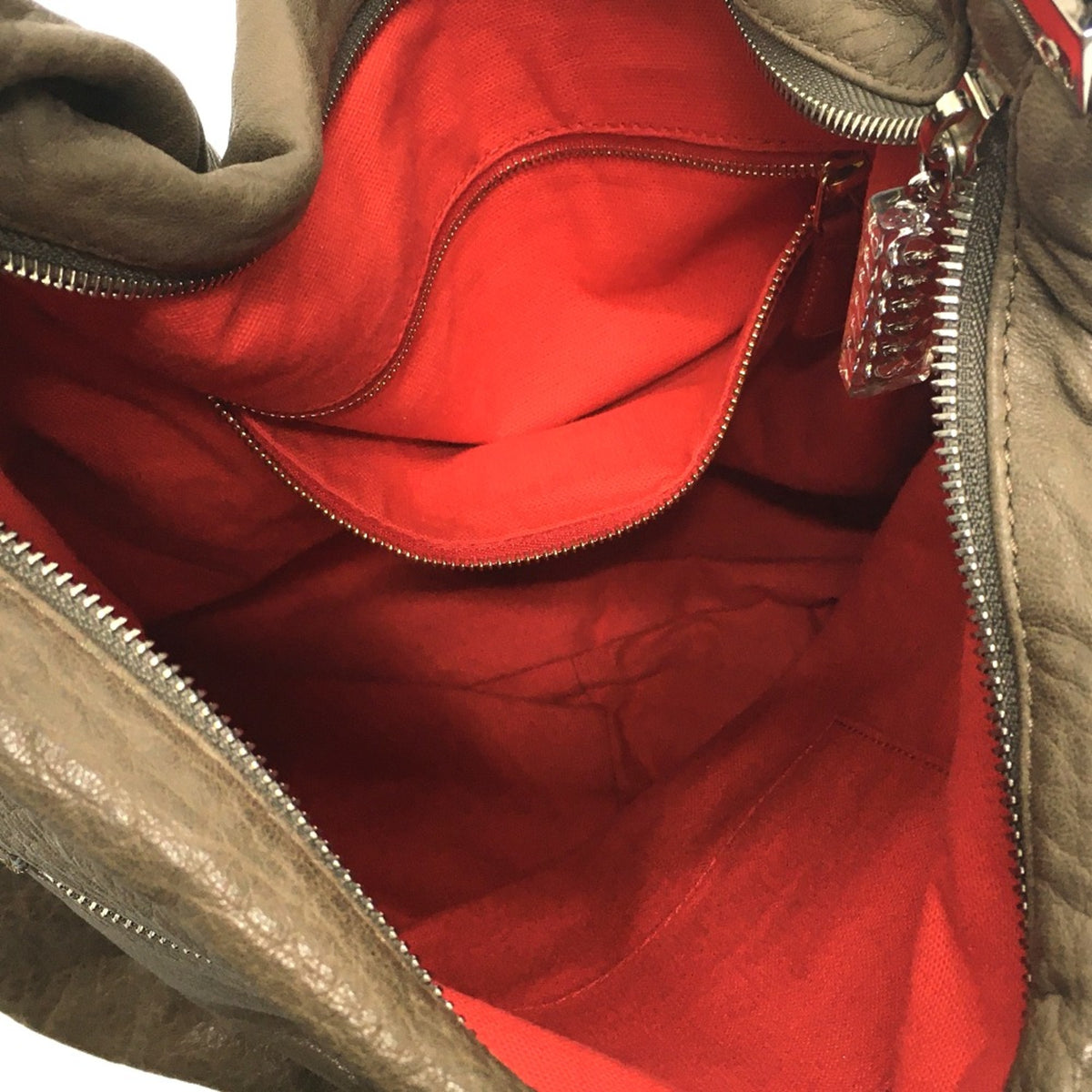 Christian Louboutin Brown Leather Shoulder Bag (Pre-Owned)