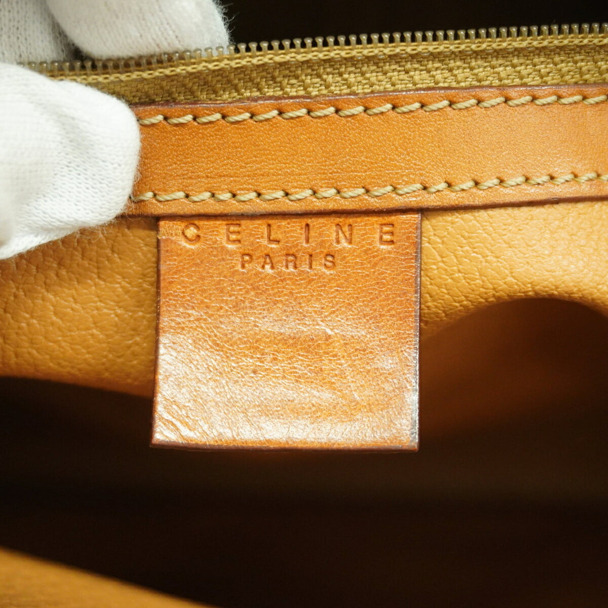 Celine Brown Pvc Handbag (Pre-Owned)