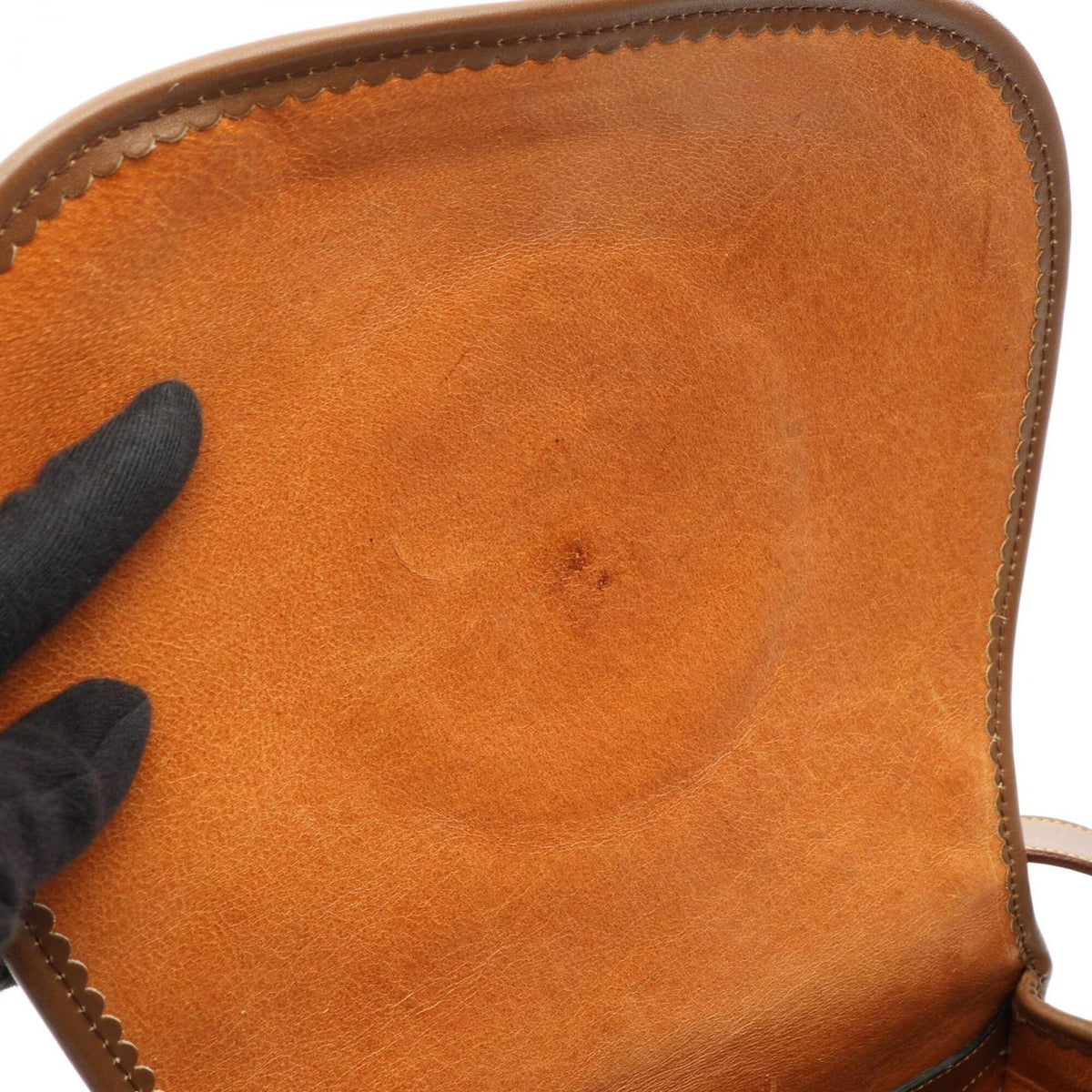Loewe Brown Khaki Suede Leather Handbag Shoulder Bag (Pre-Owned)