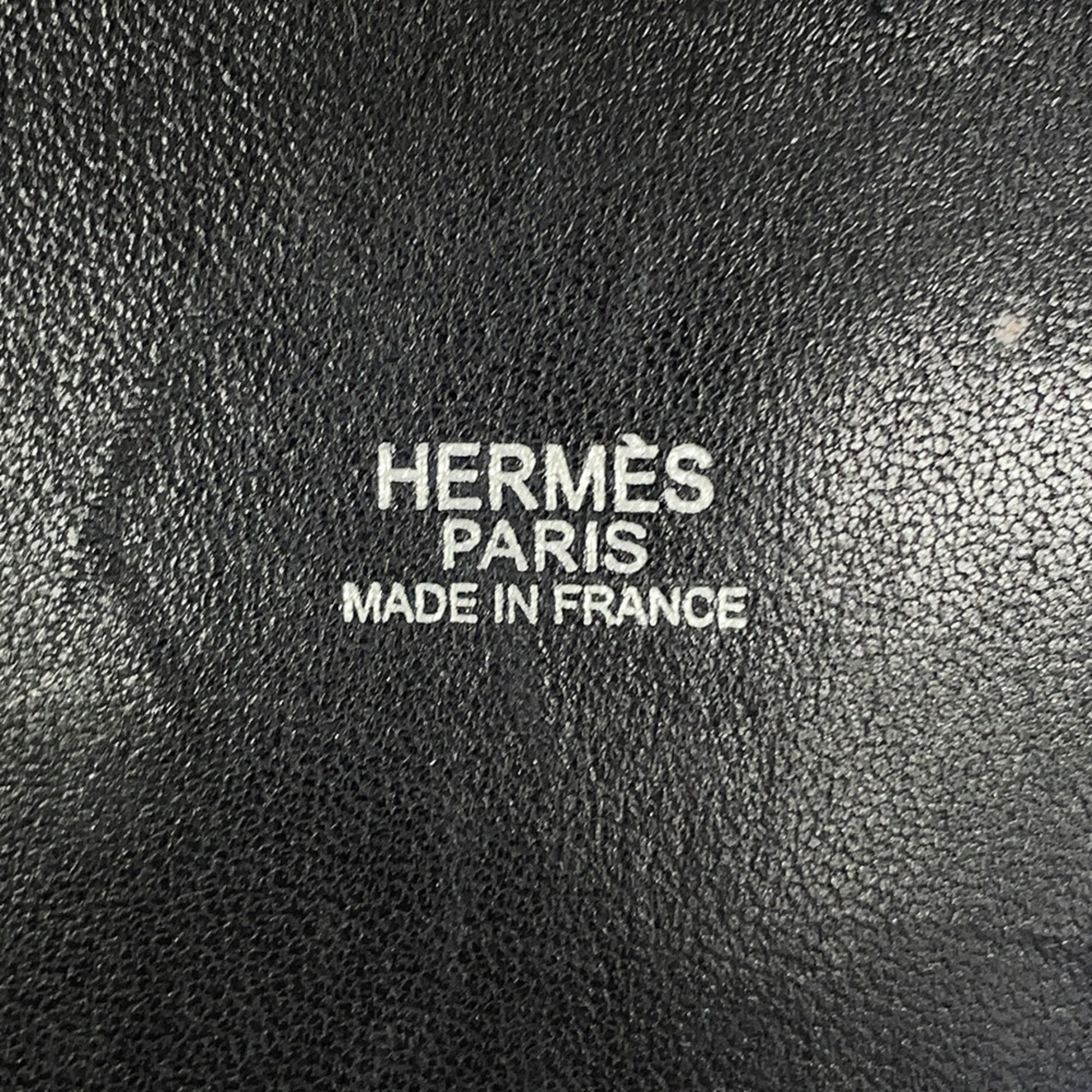 Hermes Bolide Black Taurillon Clemence Leather Handbag (Pre-Owned)