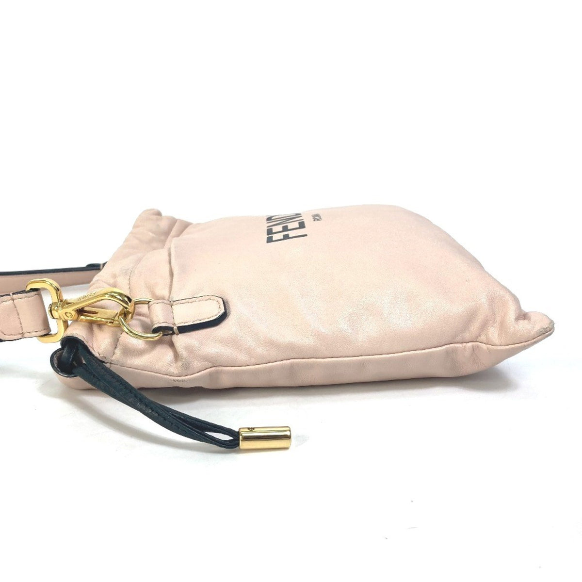Fendi Pink Leather Shoulder Bag (Pre-Owned)
