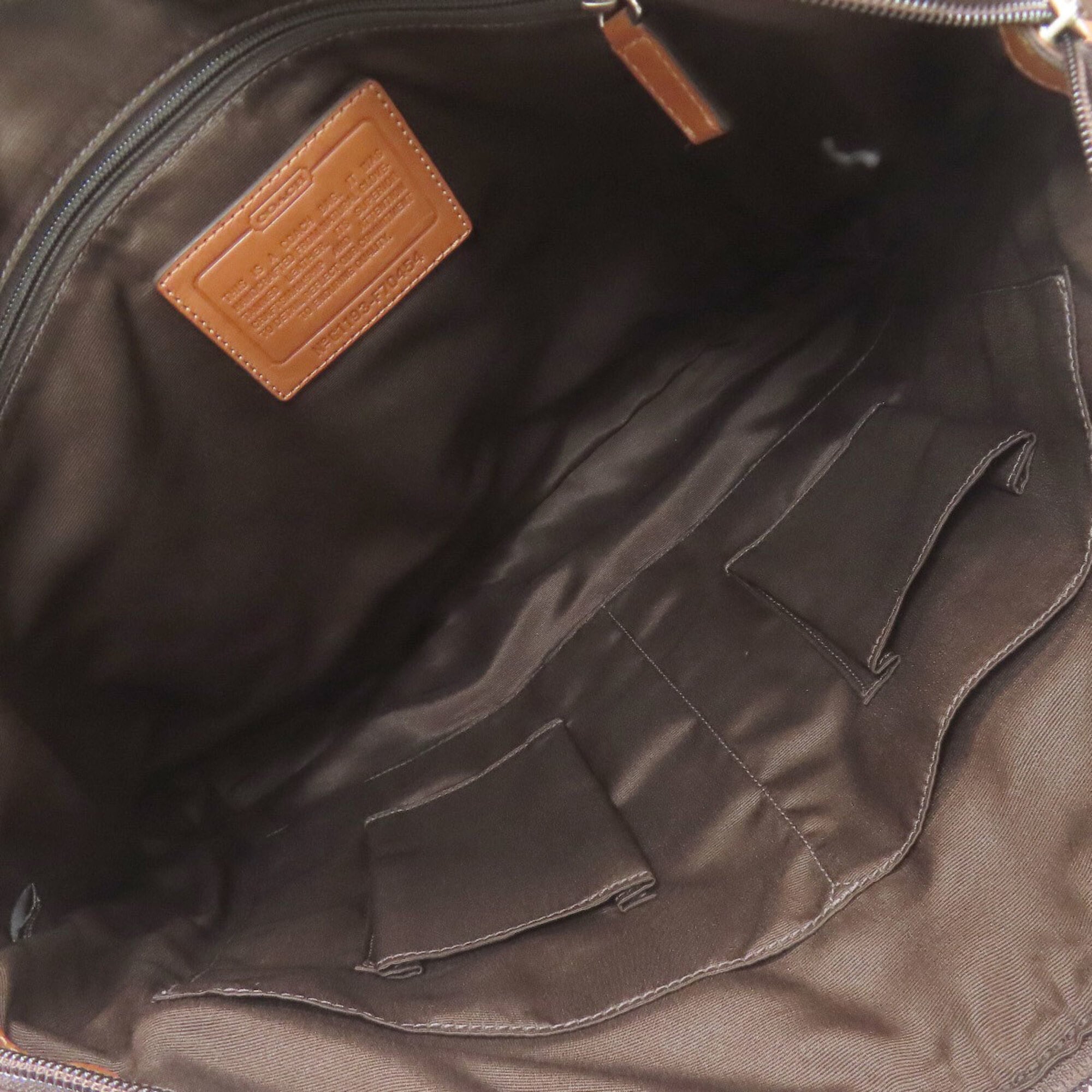 Coach Brown Leather Briefcase (Pre-Owned)