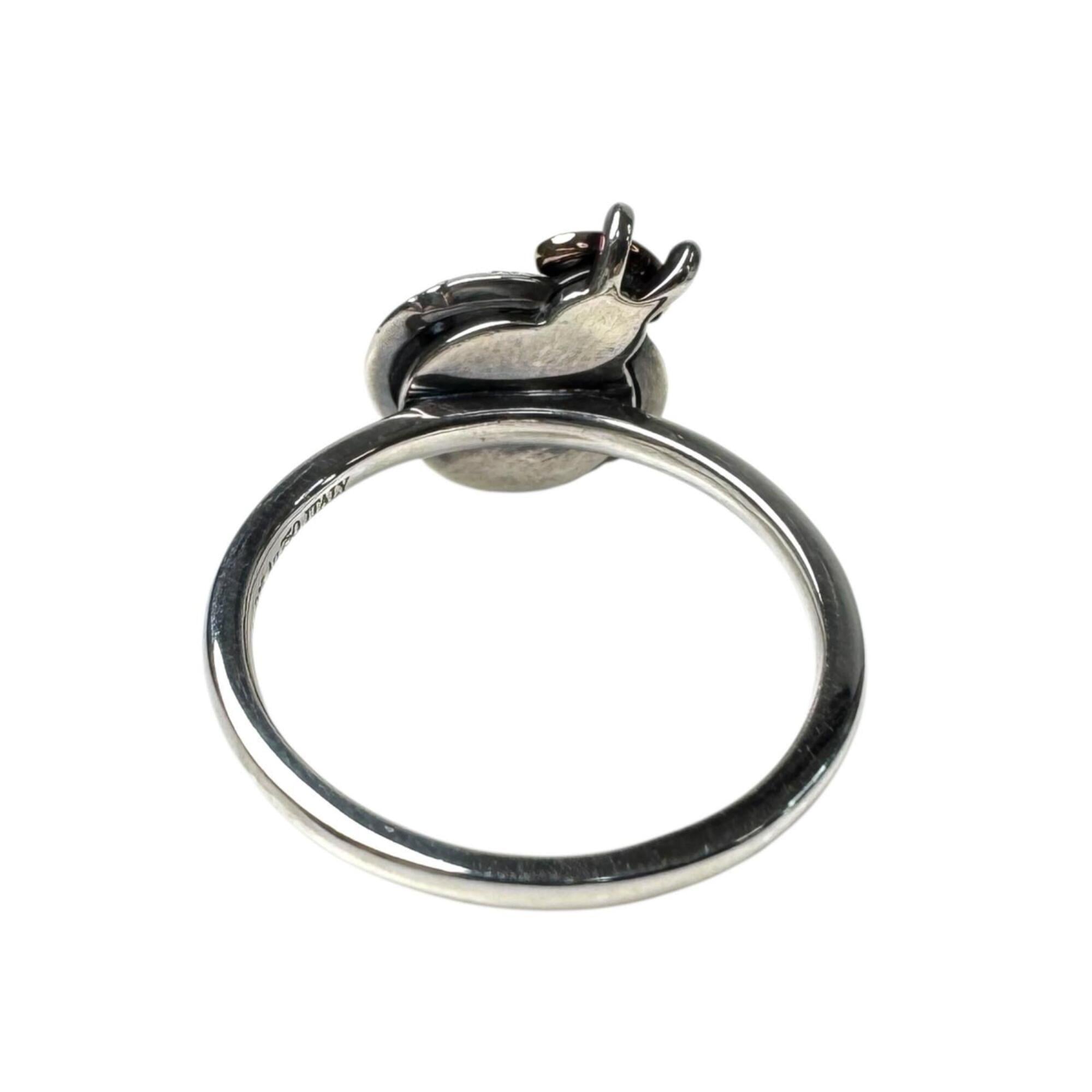 Tiffany Gold Silver Sterling Silver 925 Band Ring (Pre-Owned)