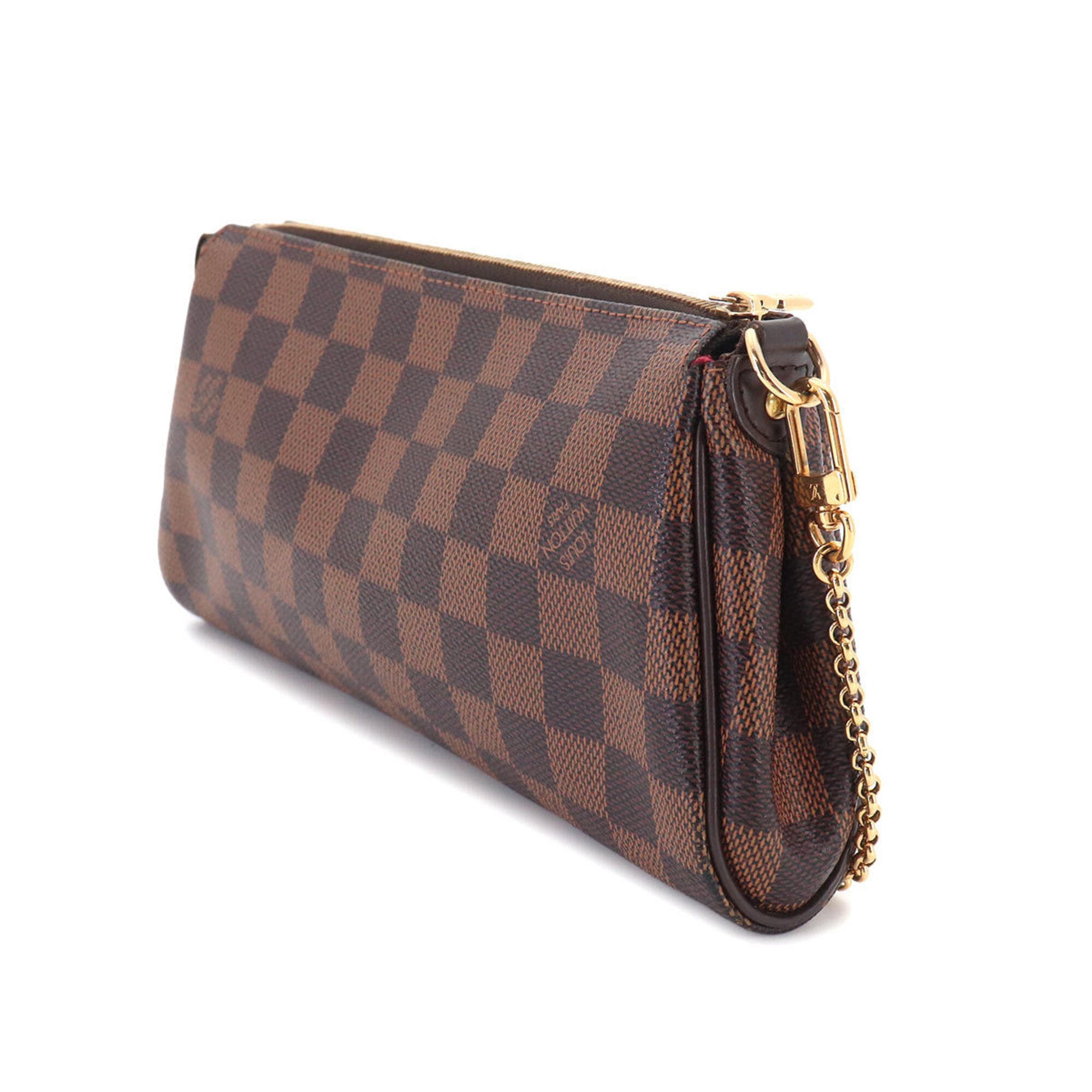 Louis Vuitton Ebene Damier Canvas Handbag Shoulder Bag (Pre-Owned)