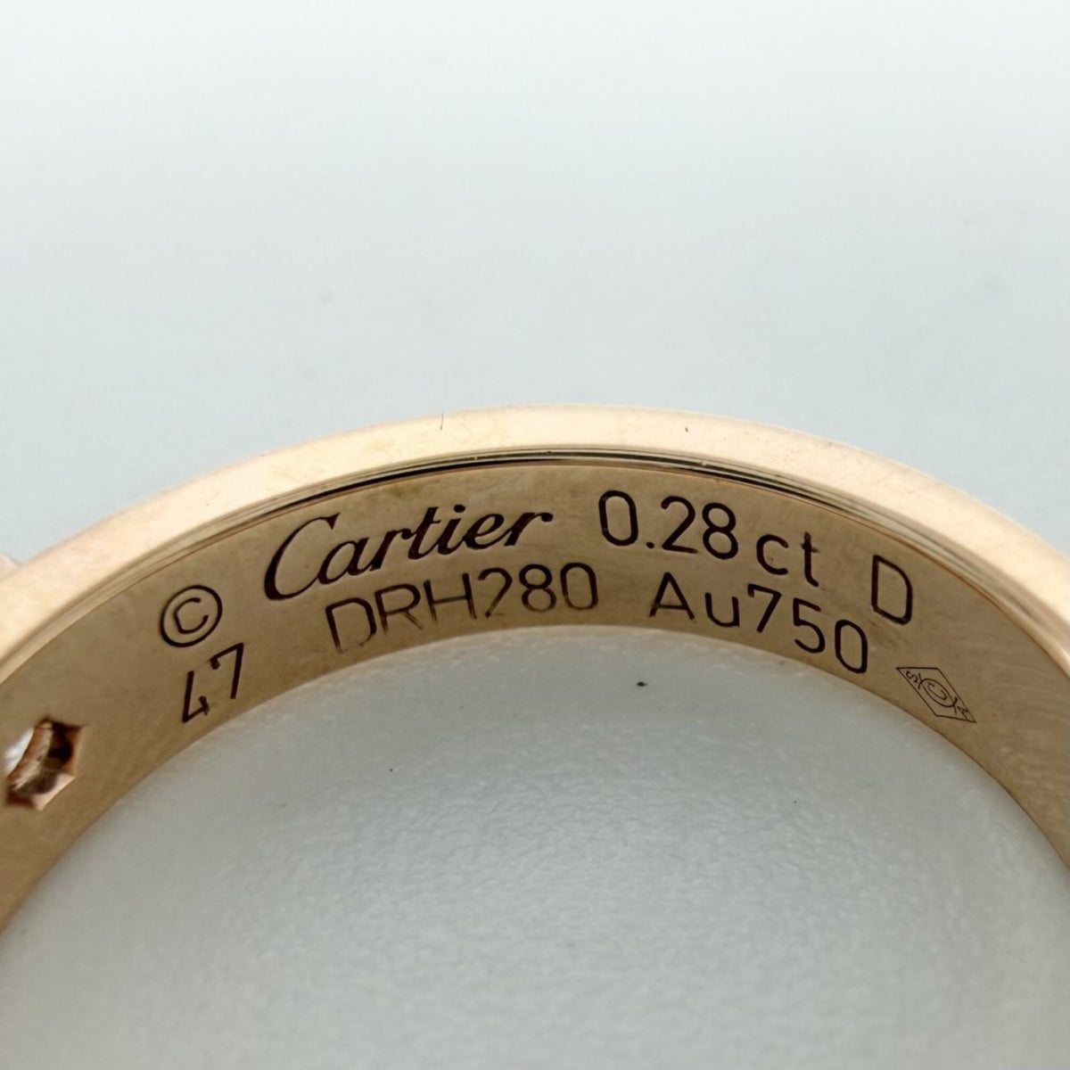Cartier Pink Gold (18K) Band Ring (Pre-Owned)