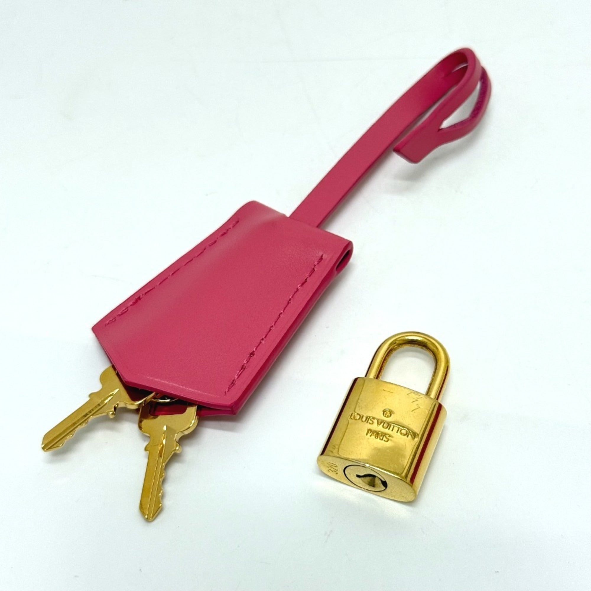 Louis Vuitton Pink Leather Handbag (Pre-Owned)