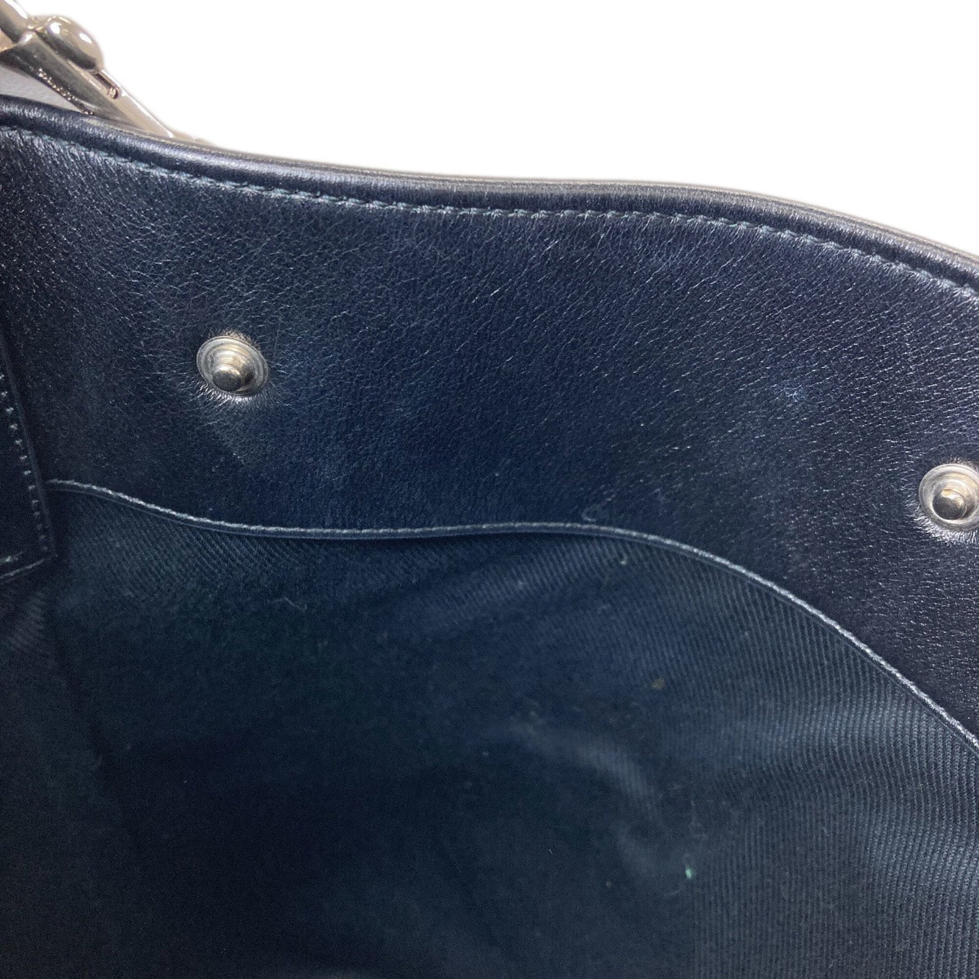 Saint Laurent Black Leather Shoulder Bag (Pre-Owned)