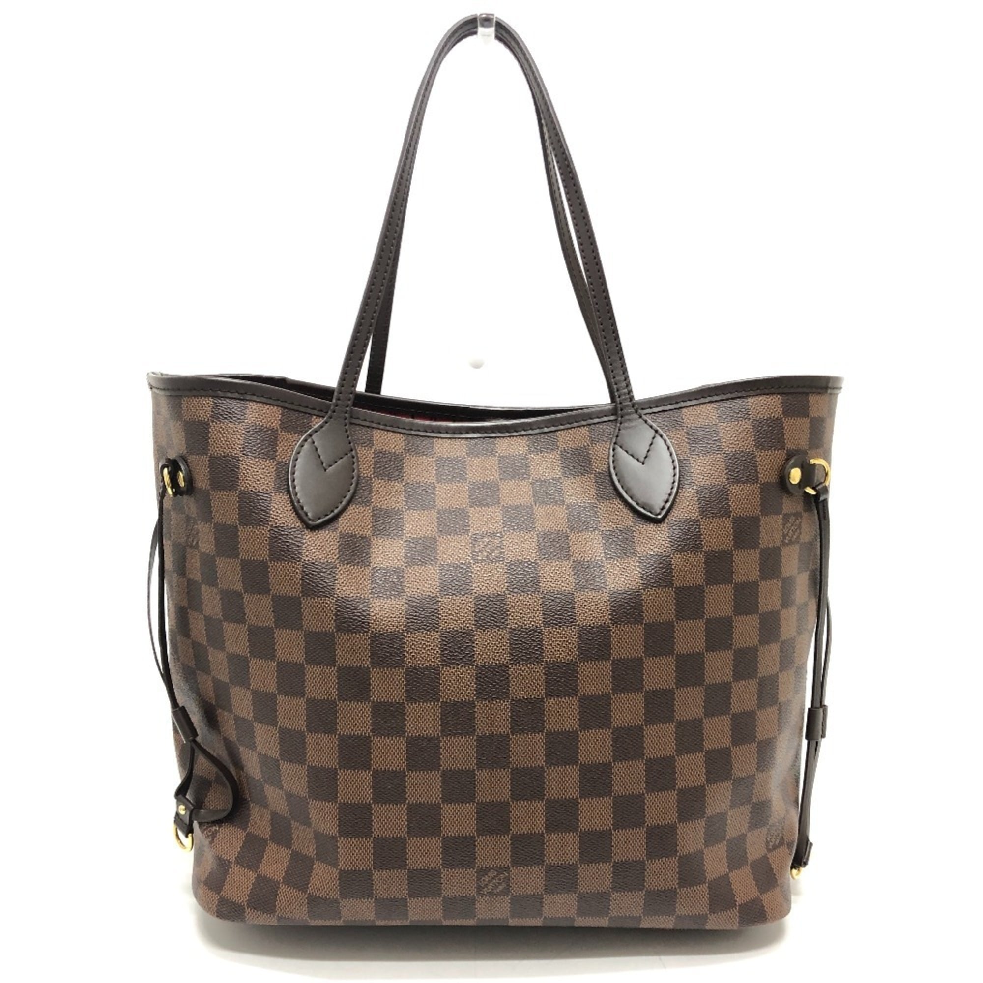 Louis Vuitton Brown Ebene Damier Canvas Shoulder Bag Tote Bag (Pre-Owned)