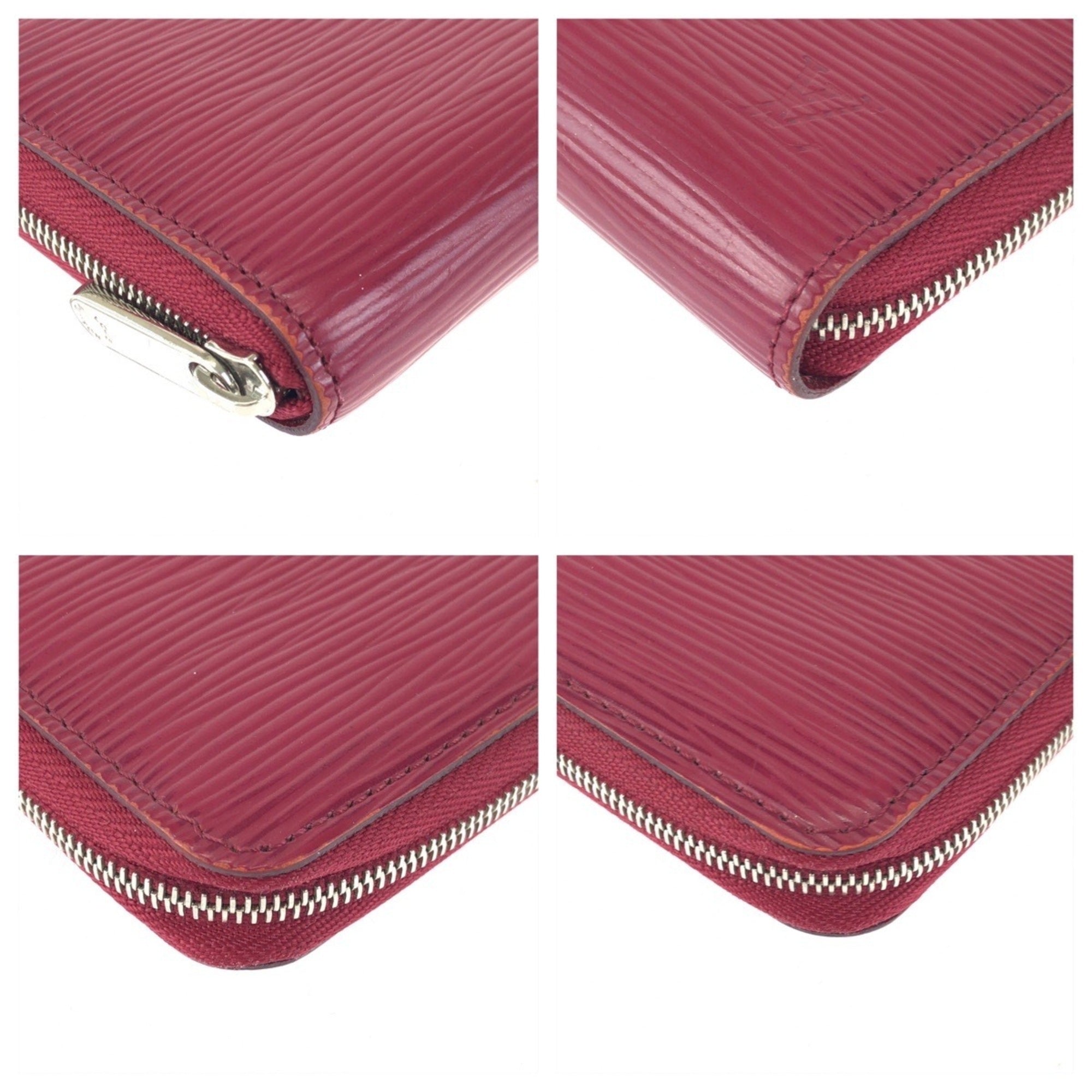 Louis Vuitton Fuchsia Pink Leather Coin Purse/Coin Case (Pre-Owned)
