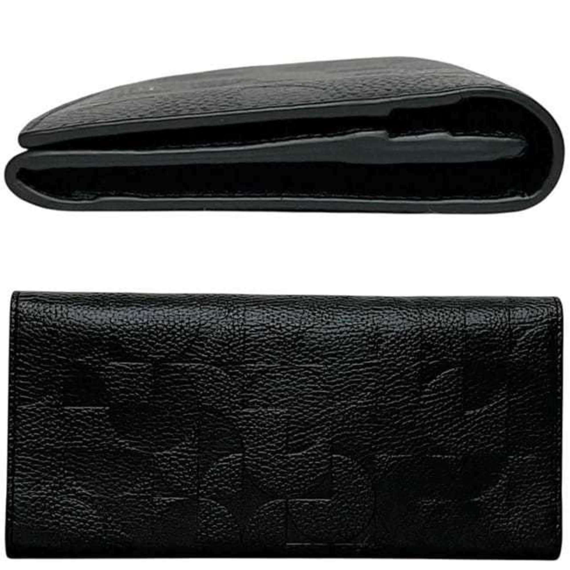 Dunhill Black Leather Long Wallet (Bi-Fold) (Pre-Owned)