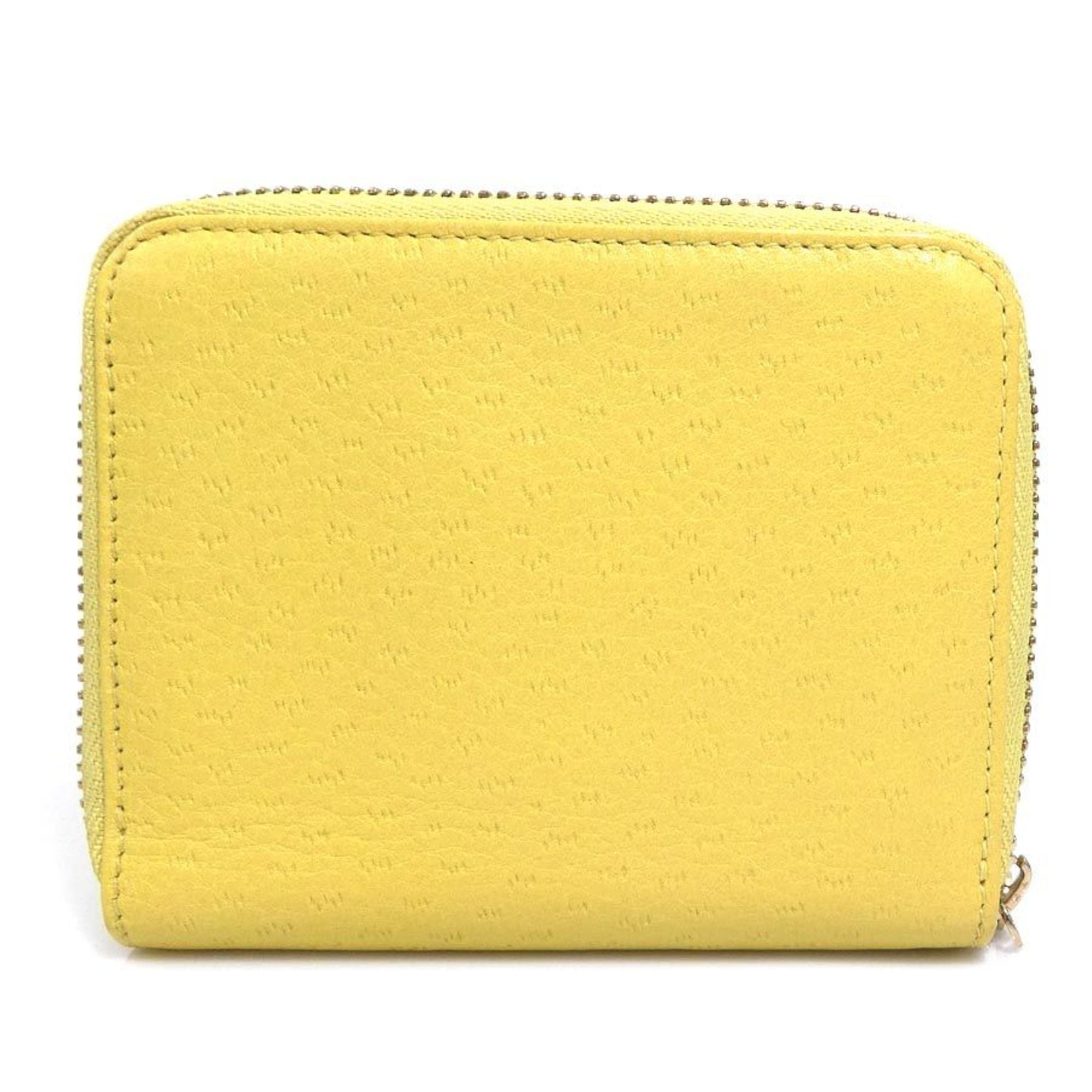 Salvatore Ferragamo Mustard Yellow Leather Wallet (Bi-Fold) (Pre-Owned)