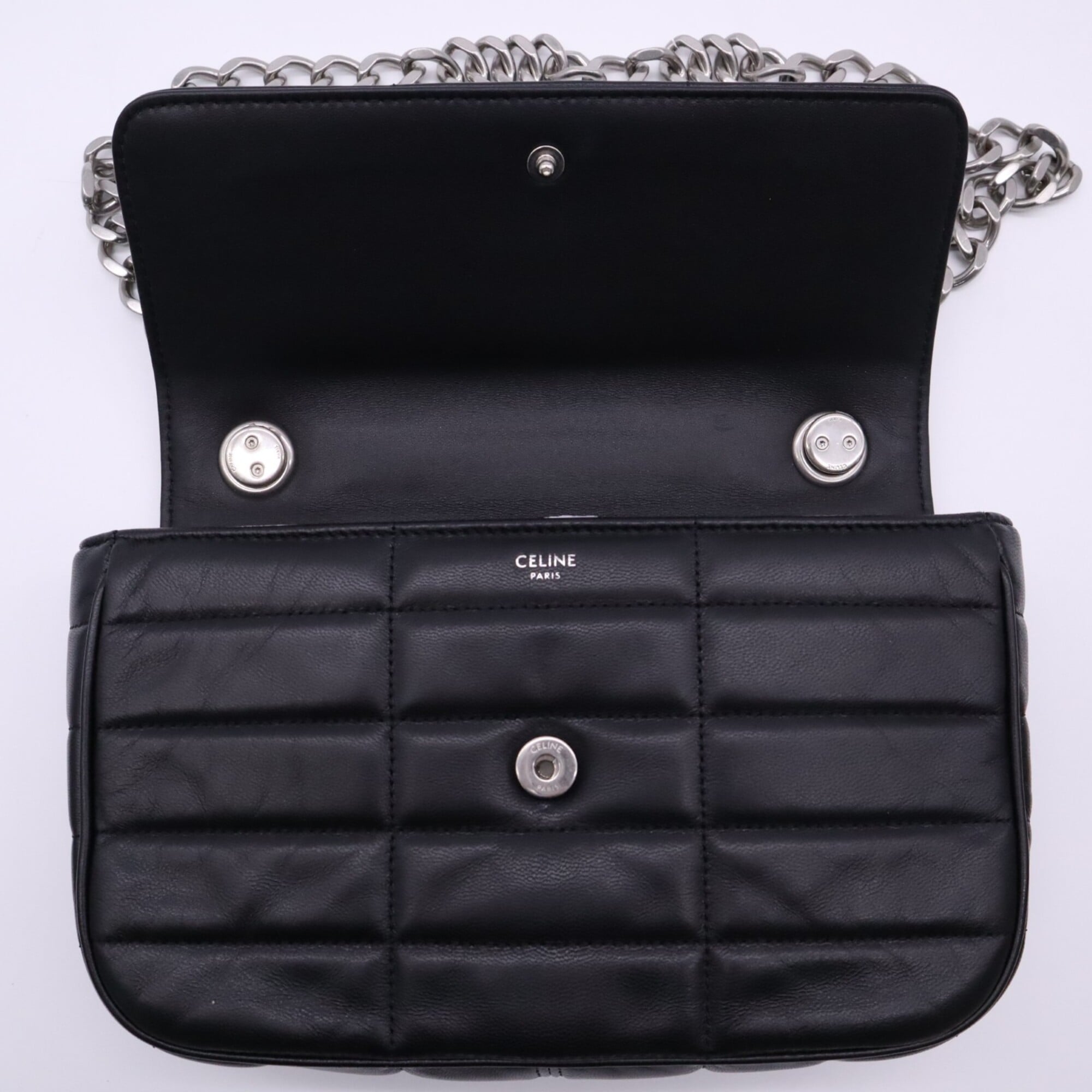 Celine Black Leather Shoulder Bag (Pre-Owned)