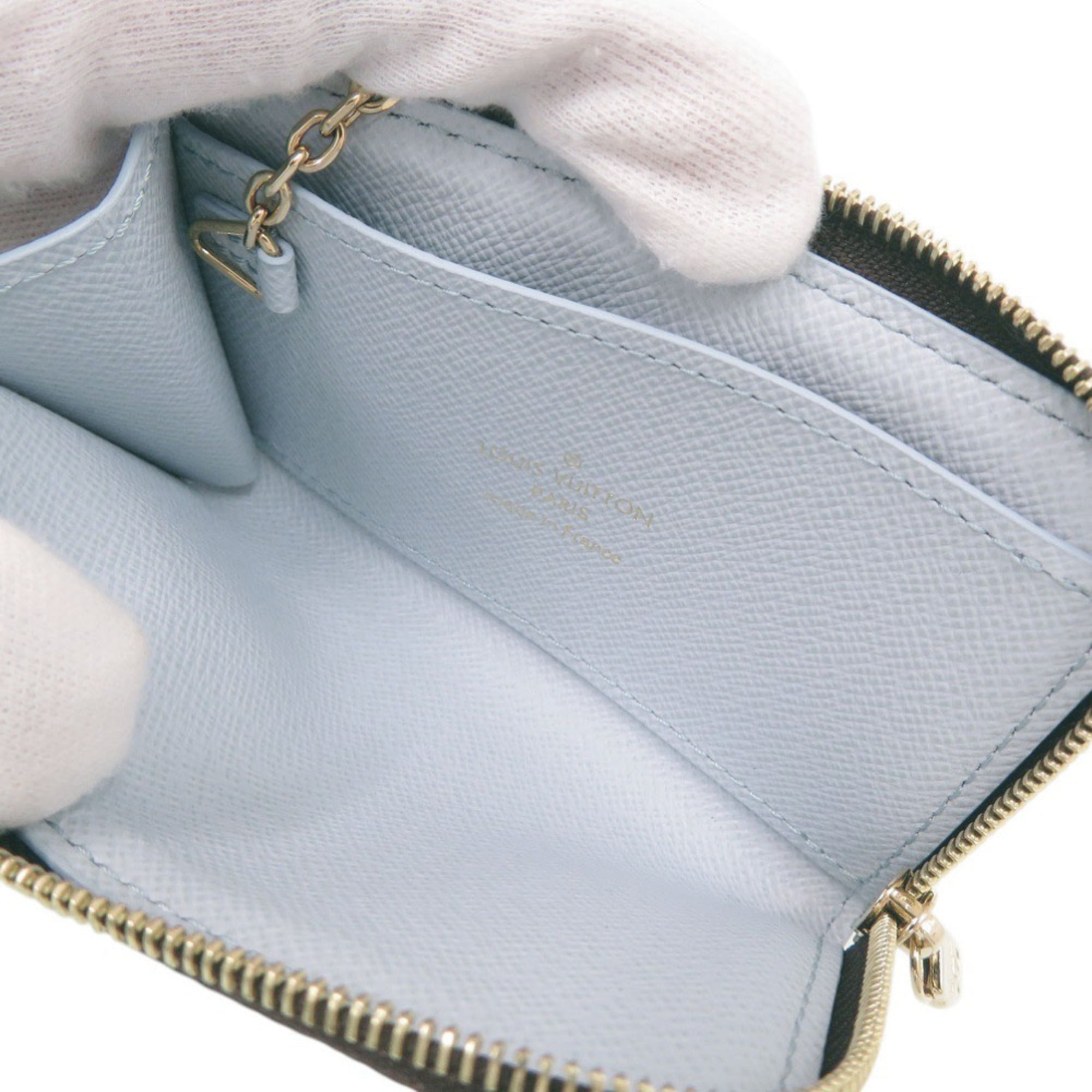 Louis Vuitton Blue Monogram Monogram Coin Purse/Coin Case (Pre-Owned)